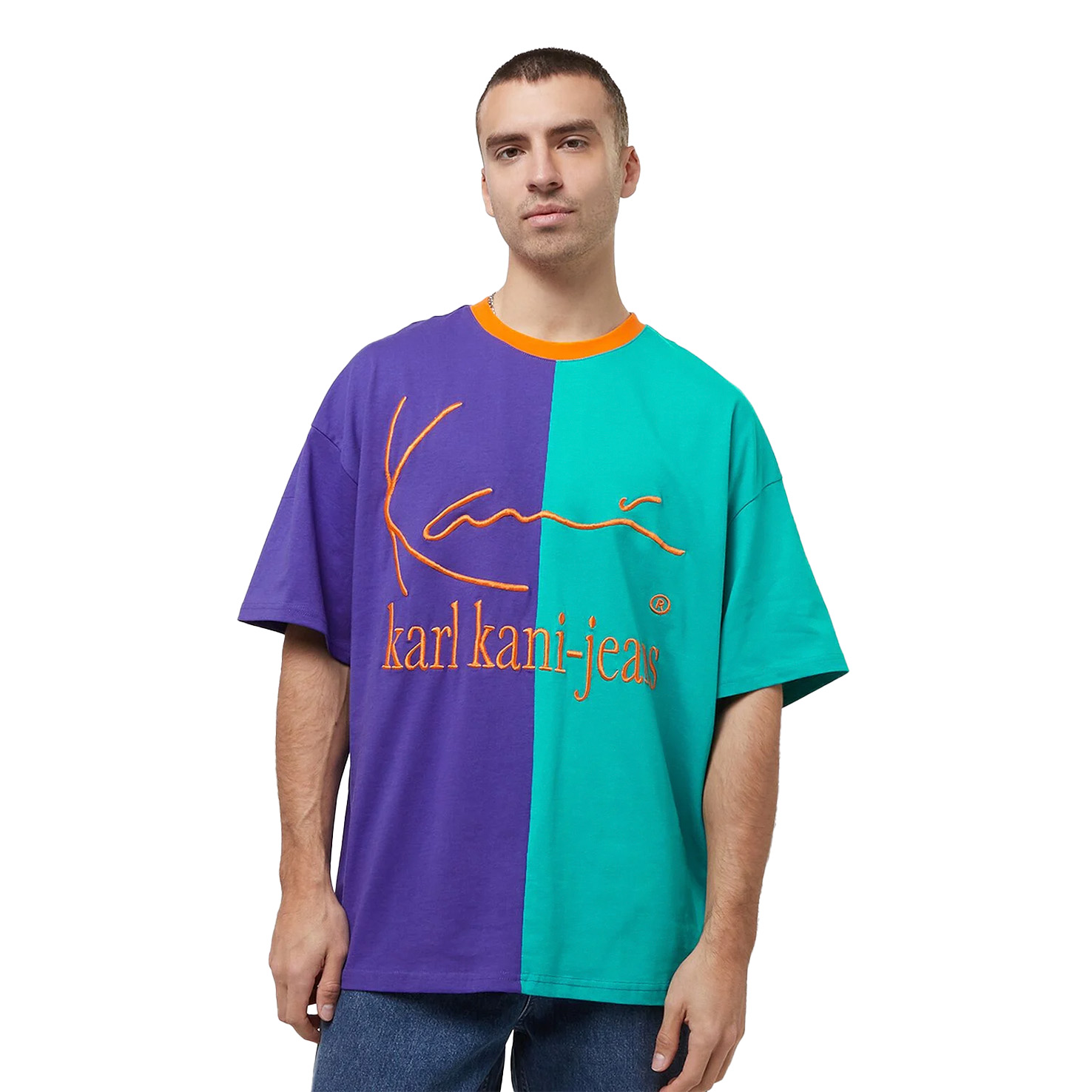Kkj Block Boxy Tee
