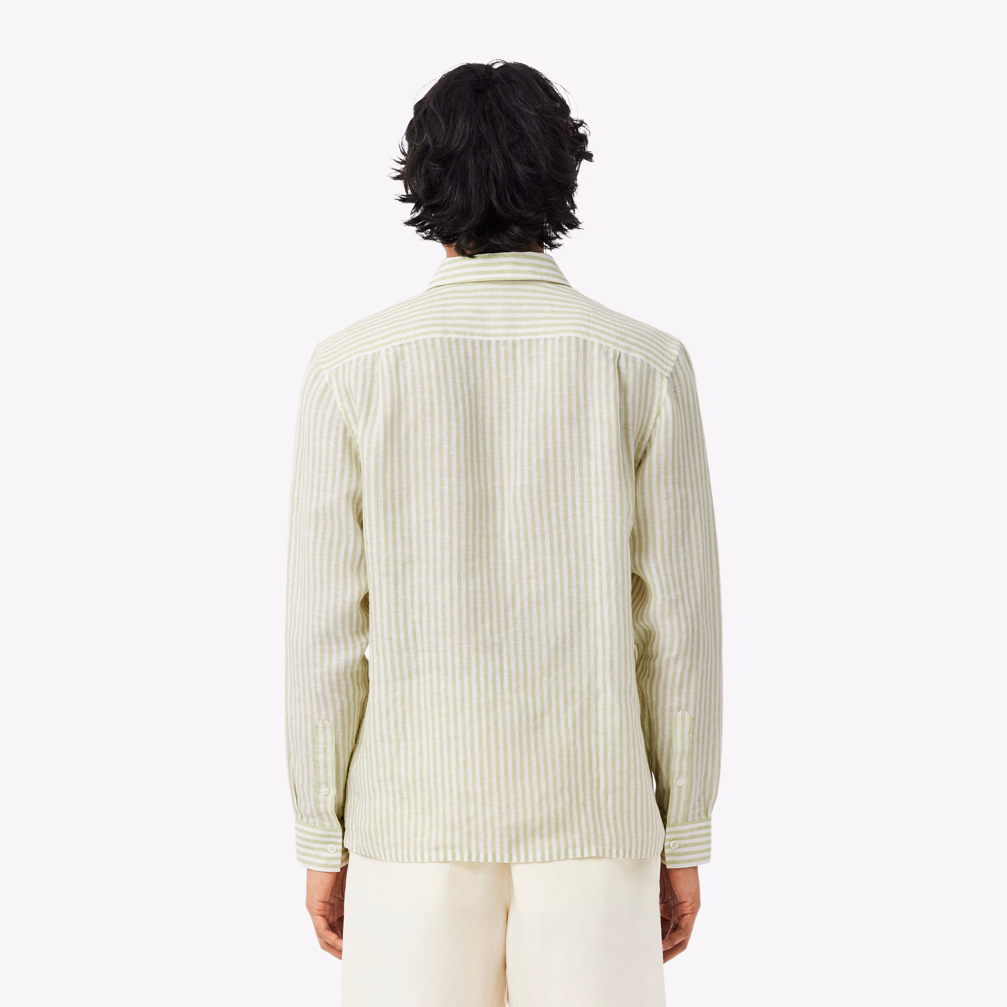 рубашка shirt от бренда lacoste вид слева