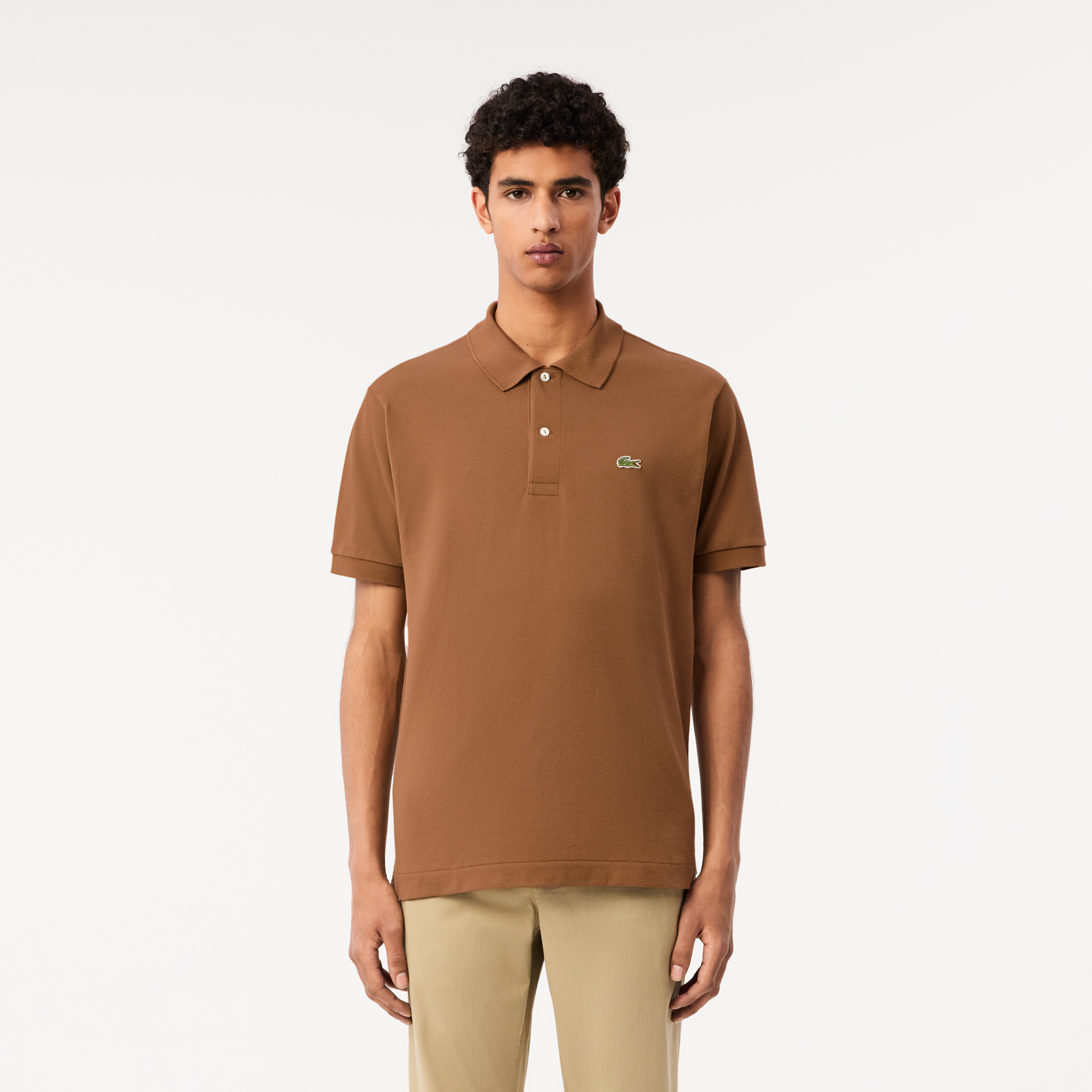 Мужское поло Lacoste L1212 классического кроя