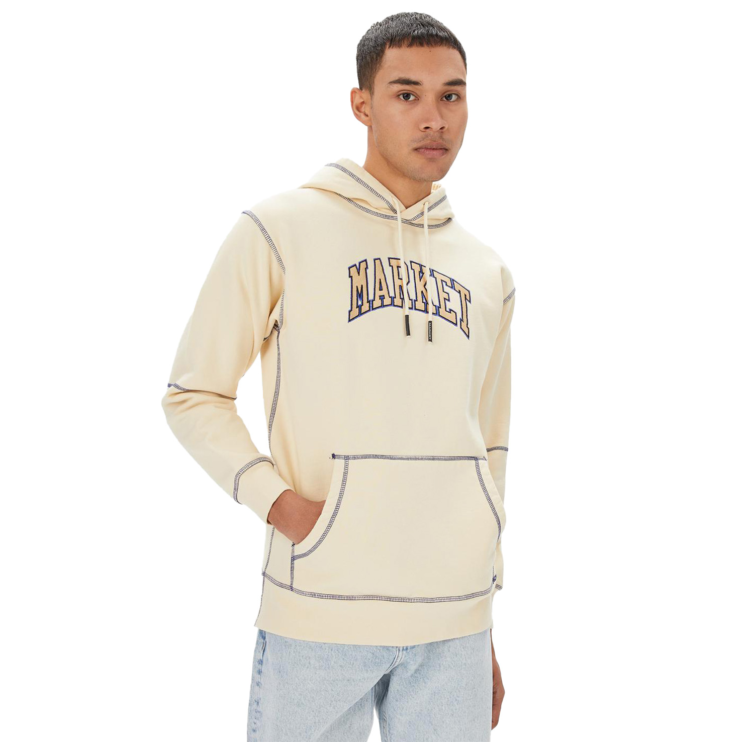 Triple Stitch Pullover Hoodie