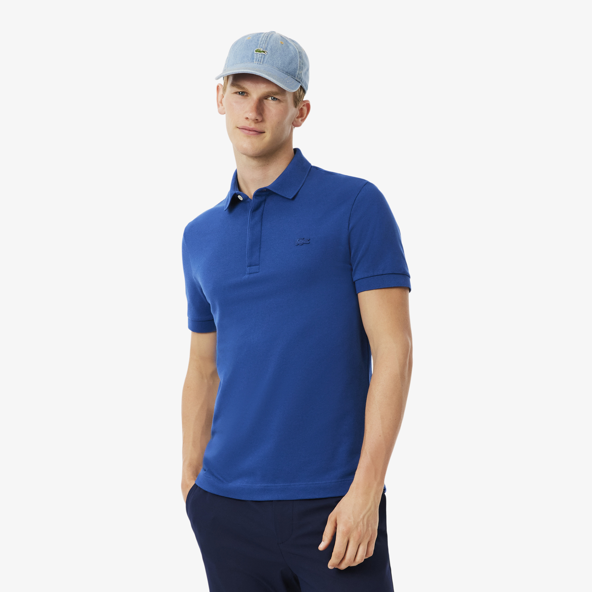 Мужское поло Lacoste PARIS стандартного кроя