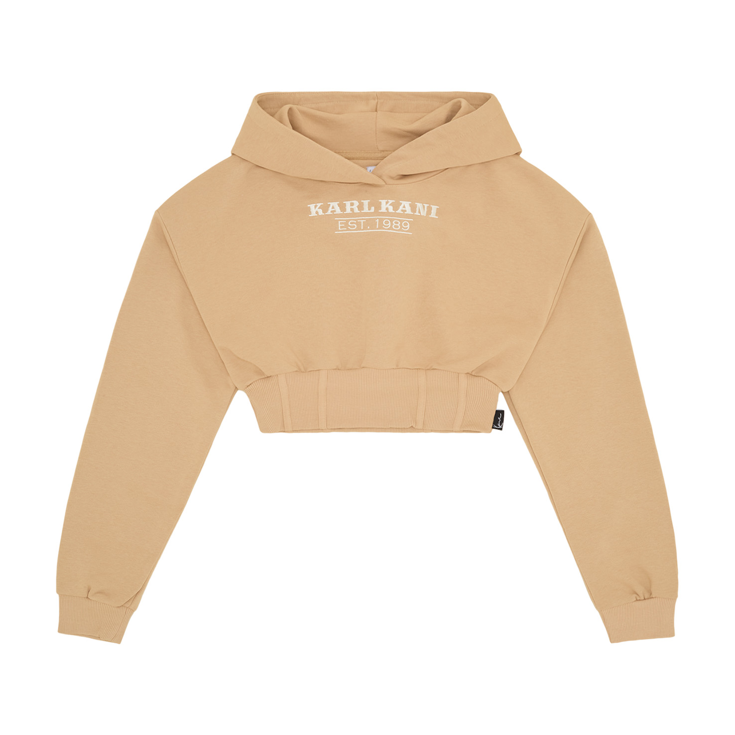 WOVEN SIGNATURE CORSET HOODIE