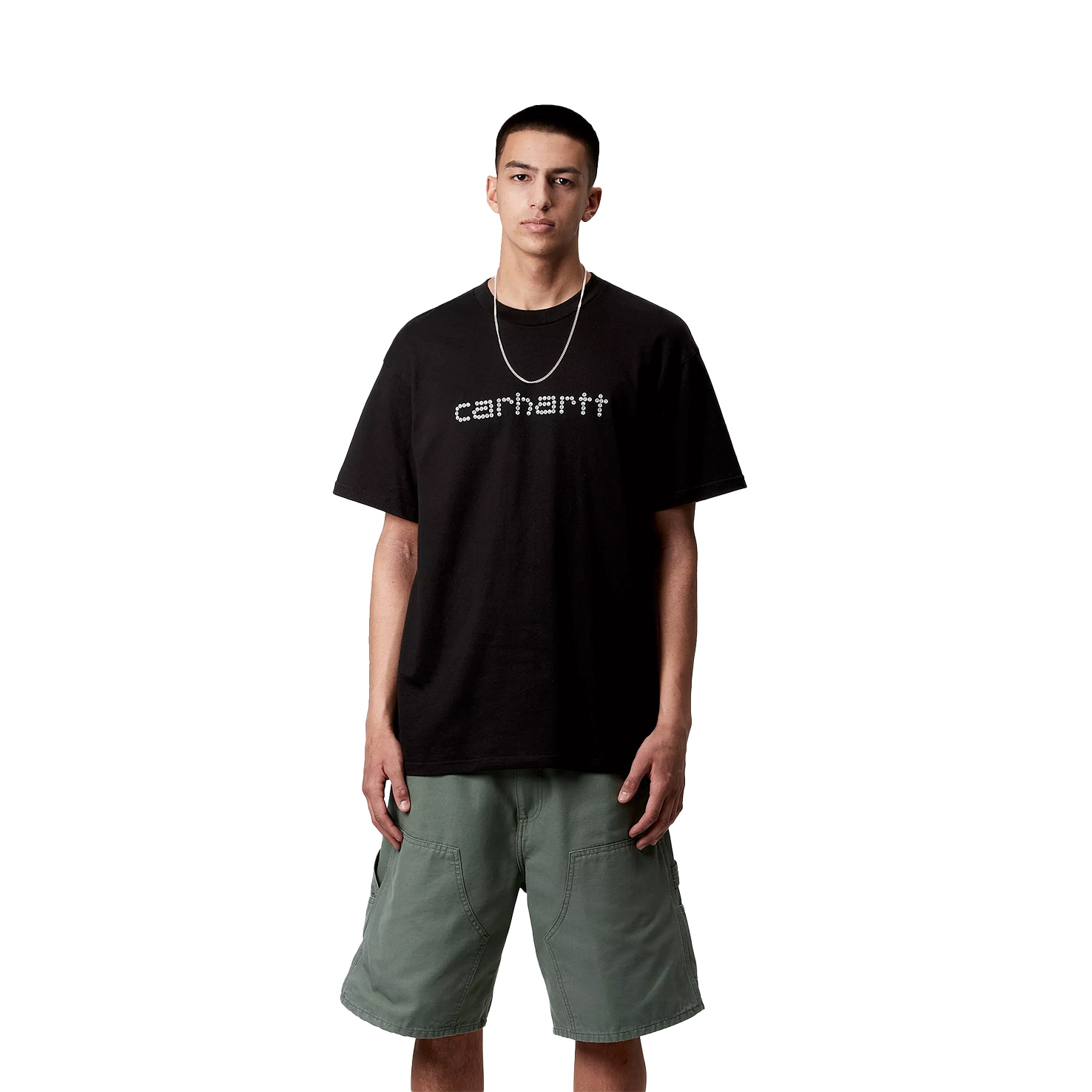 

Rivet Script T-SHIRT, Черный