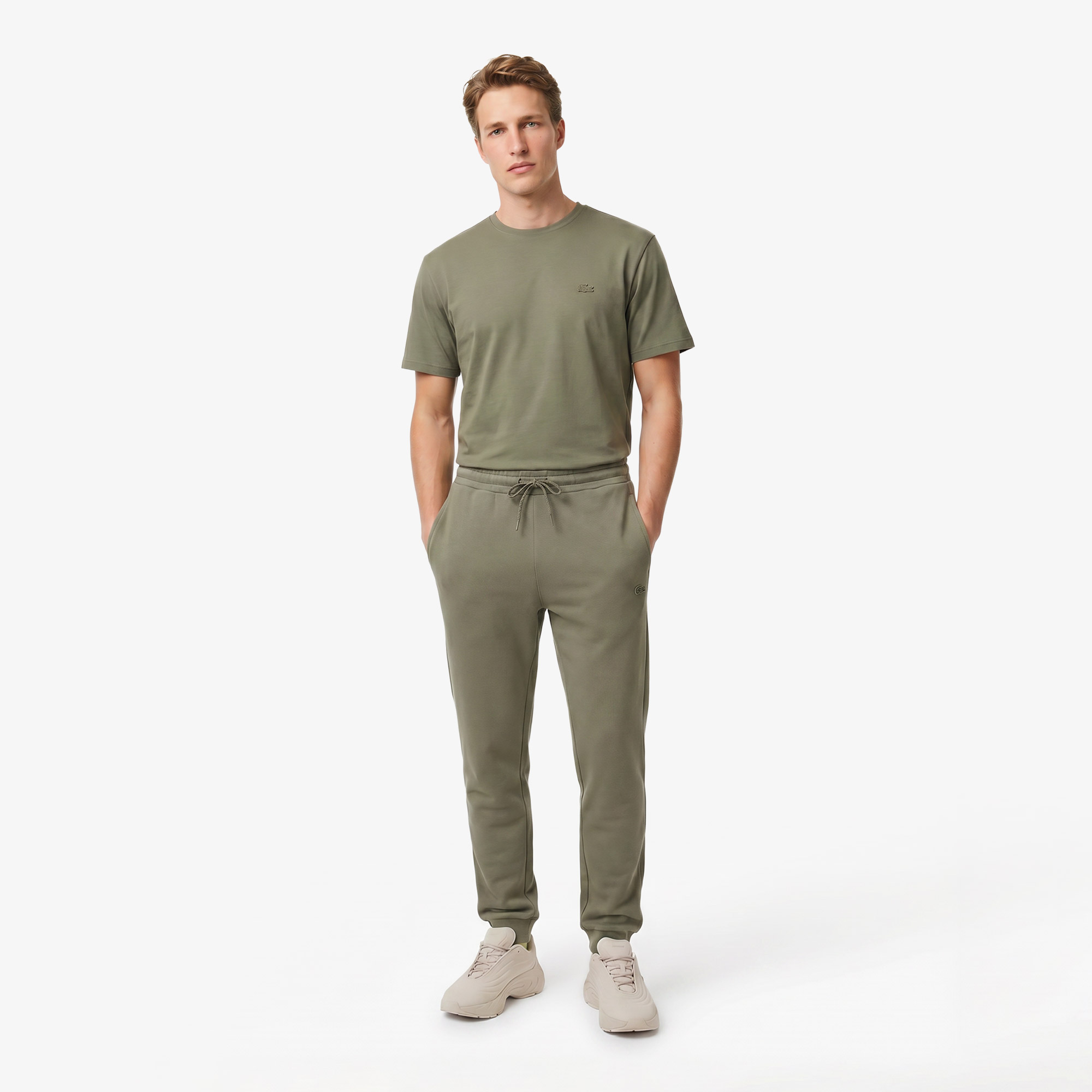Мужские хлопковые спортивные брюки Lacoste