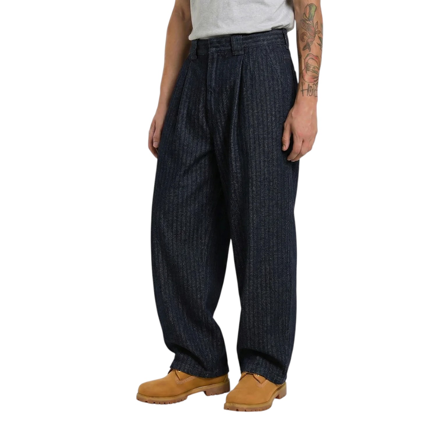 SELVEDGE HERRINGBONE DENIM WORK PANT 3