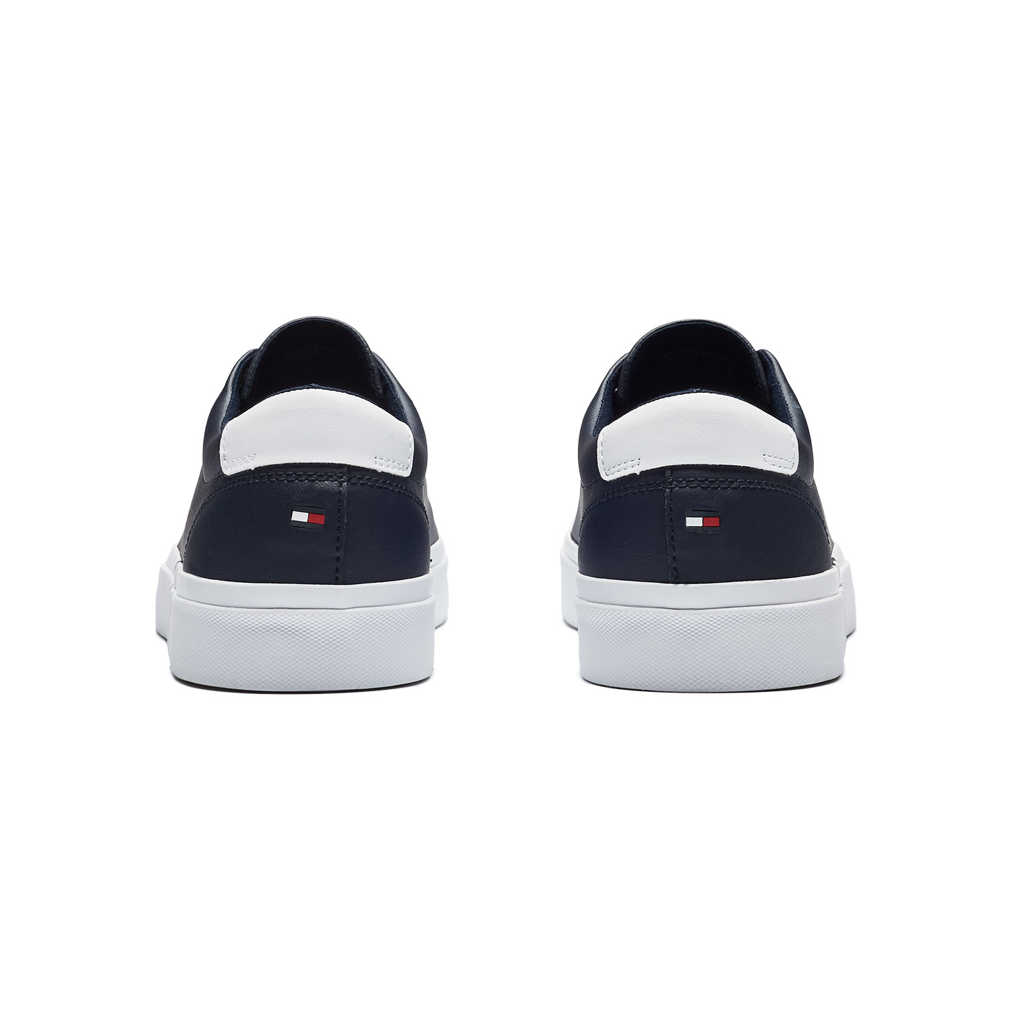 FLAG ACCENT LEATHER SNEAKER 4