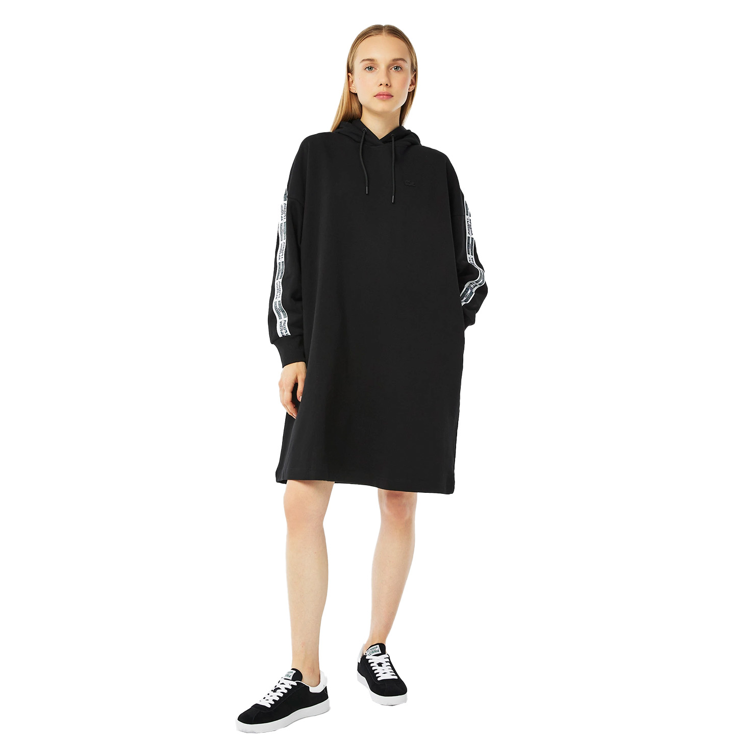 Хлопковое платье Lacoste свободного кроя