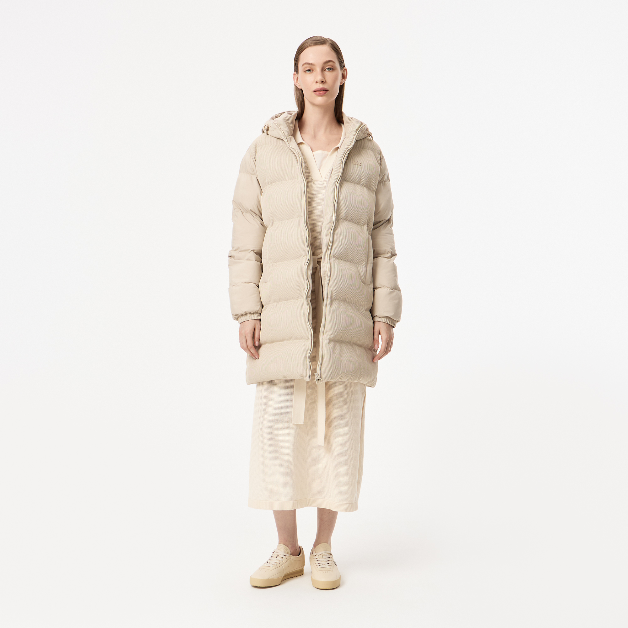 Женский короткий пуховик Lacoste