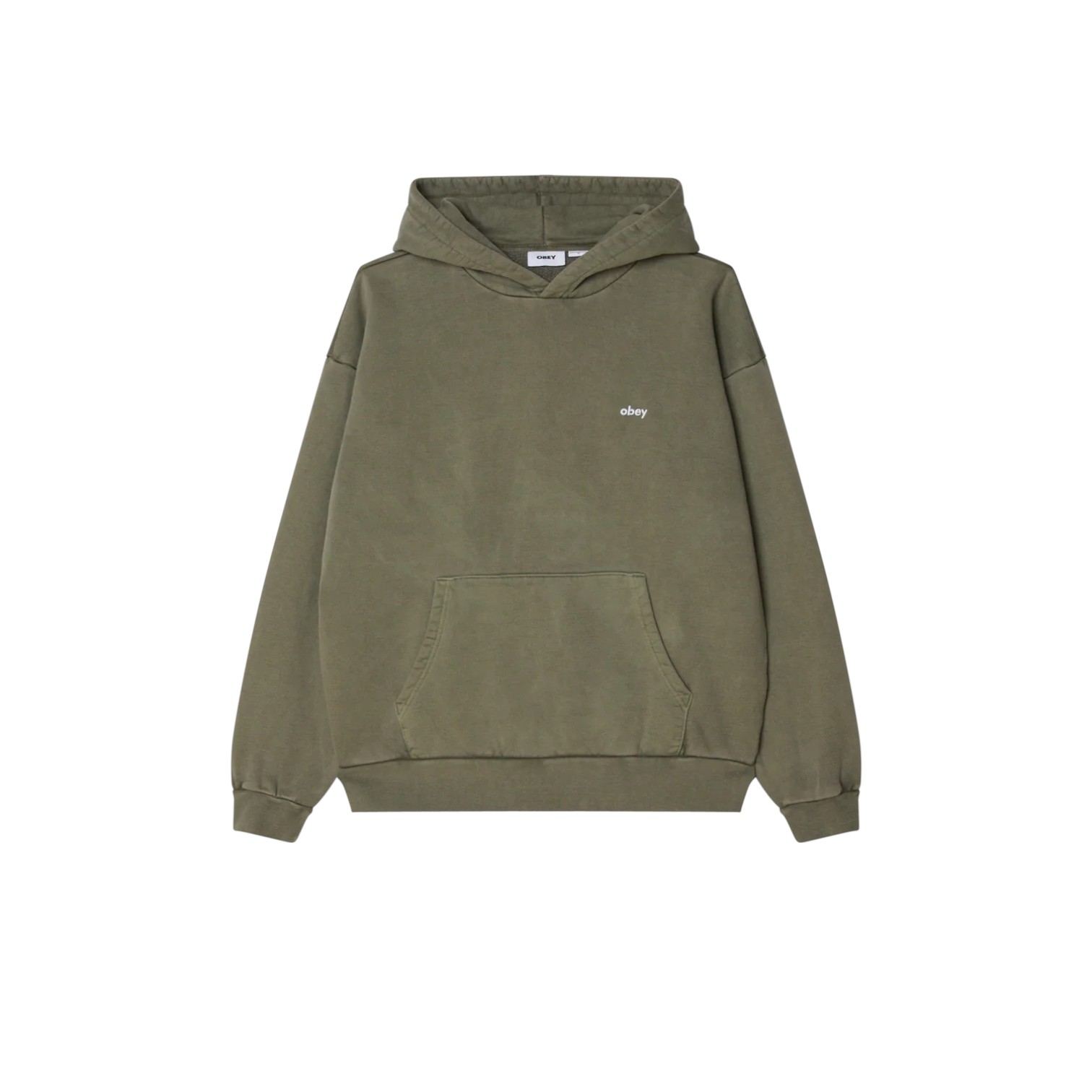 

LOWERCASE PIGMENT HOOD, Хаки