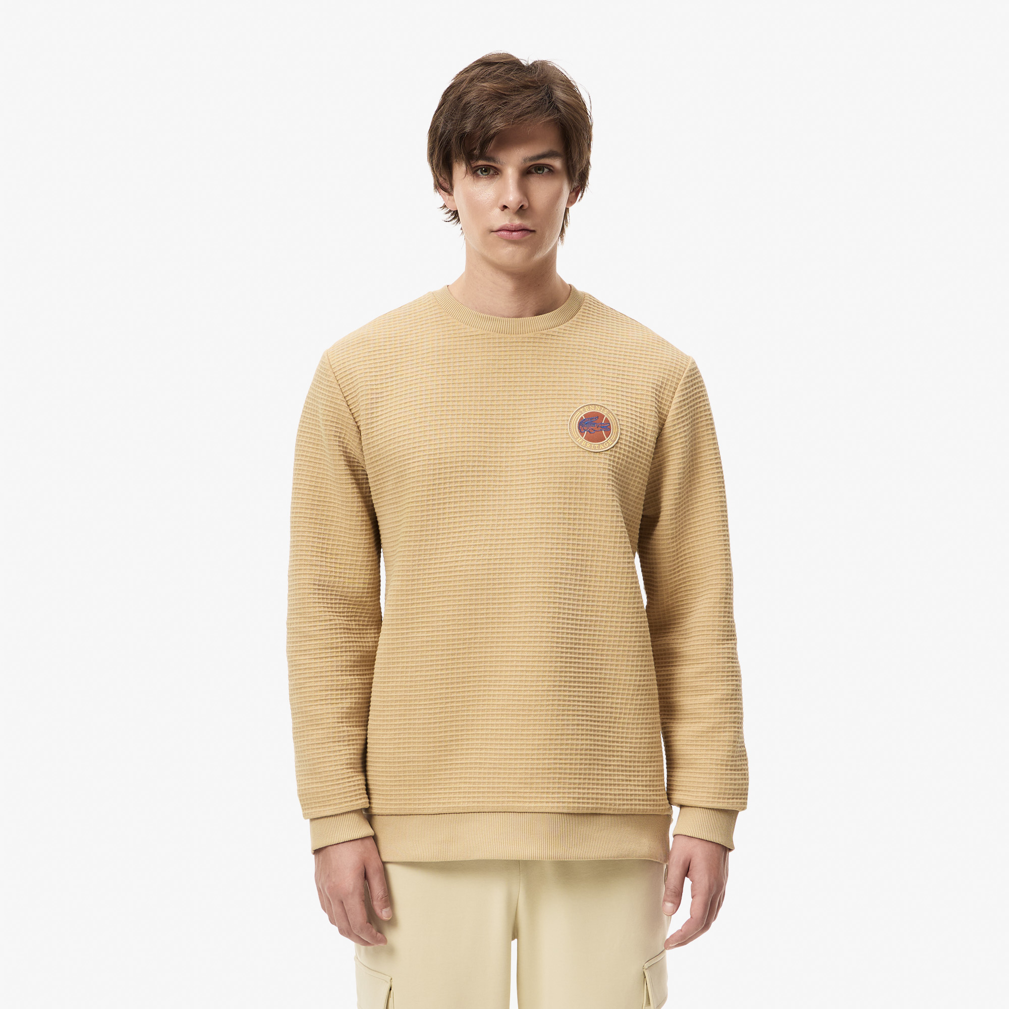 Мужской лонгслив Lacoste свободного кроя