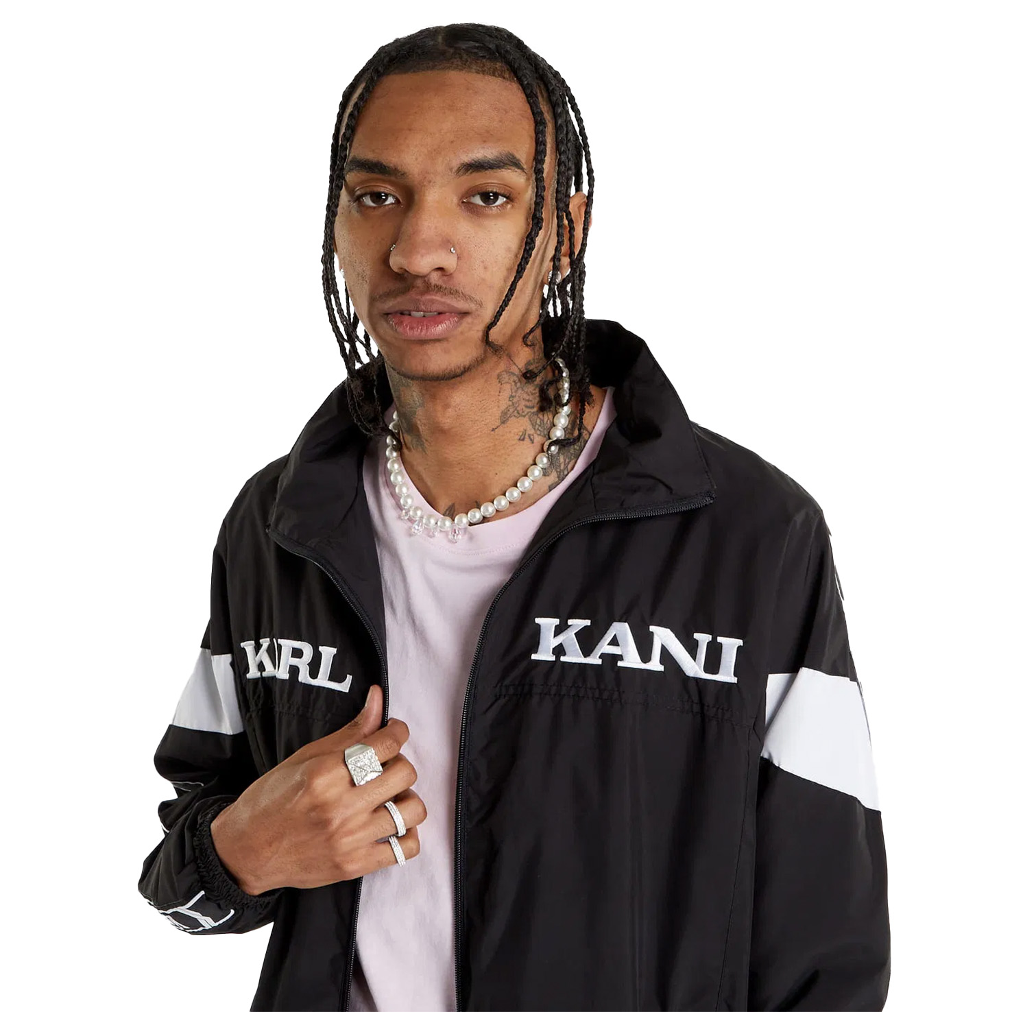 

Retro Tape Trackjacket, Черный