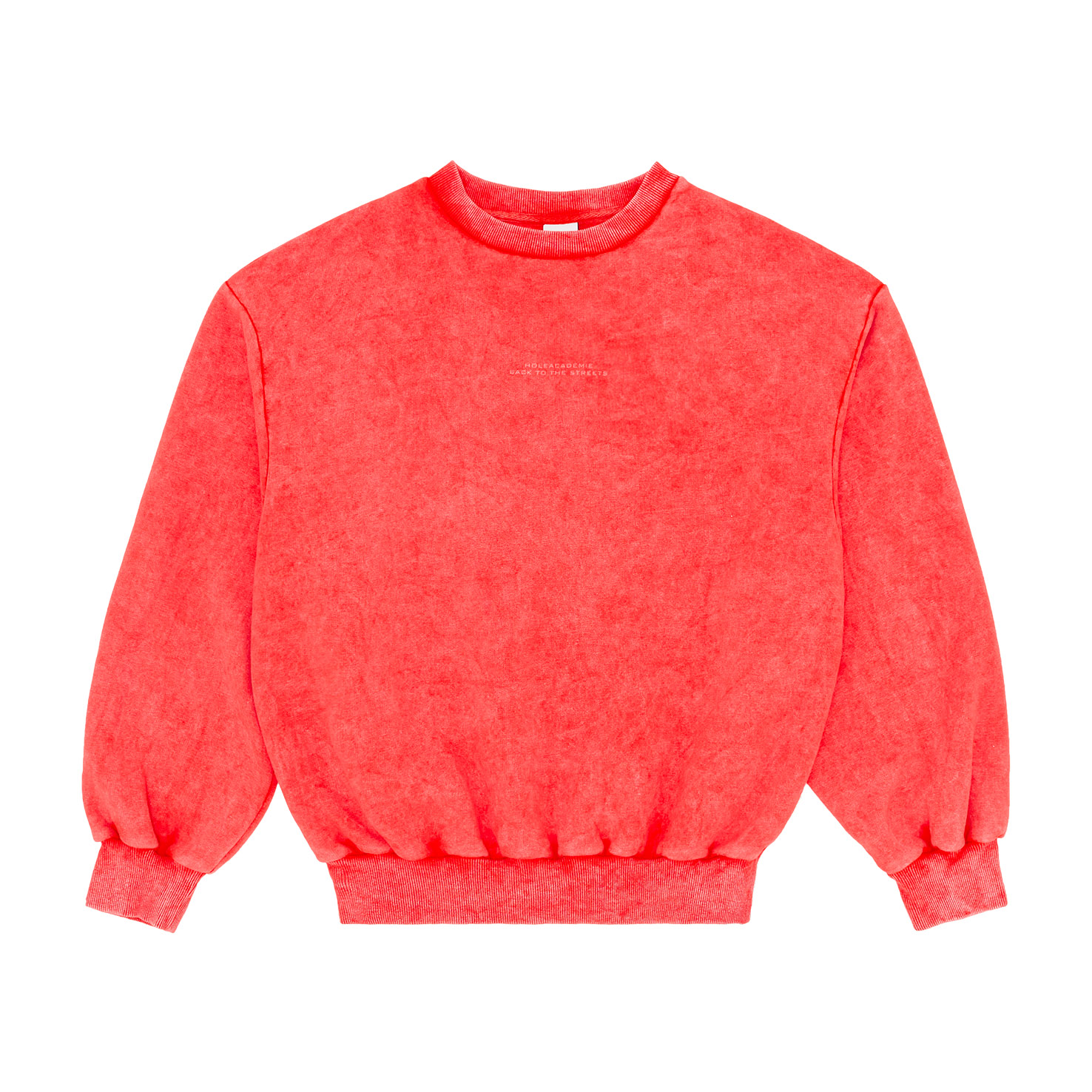 WASH PRINT DETAIL SWEATSHIRT