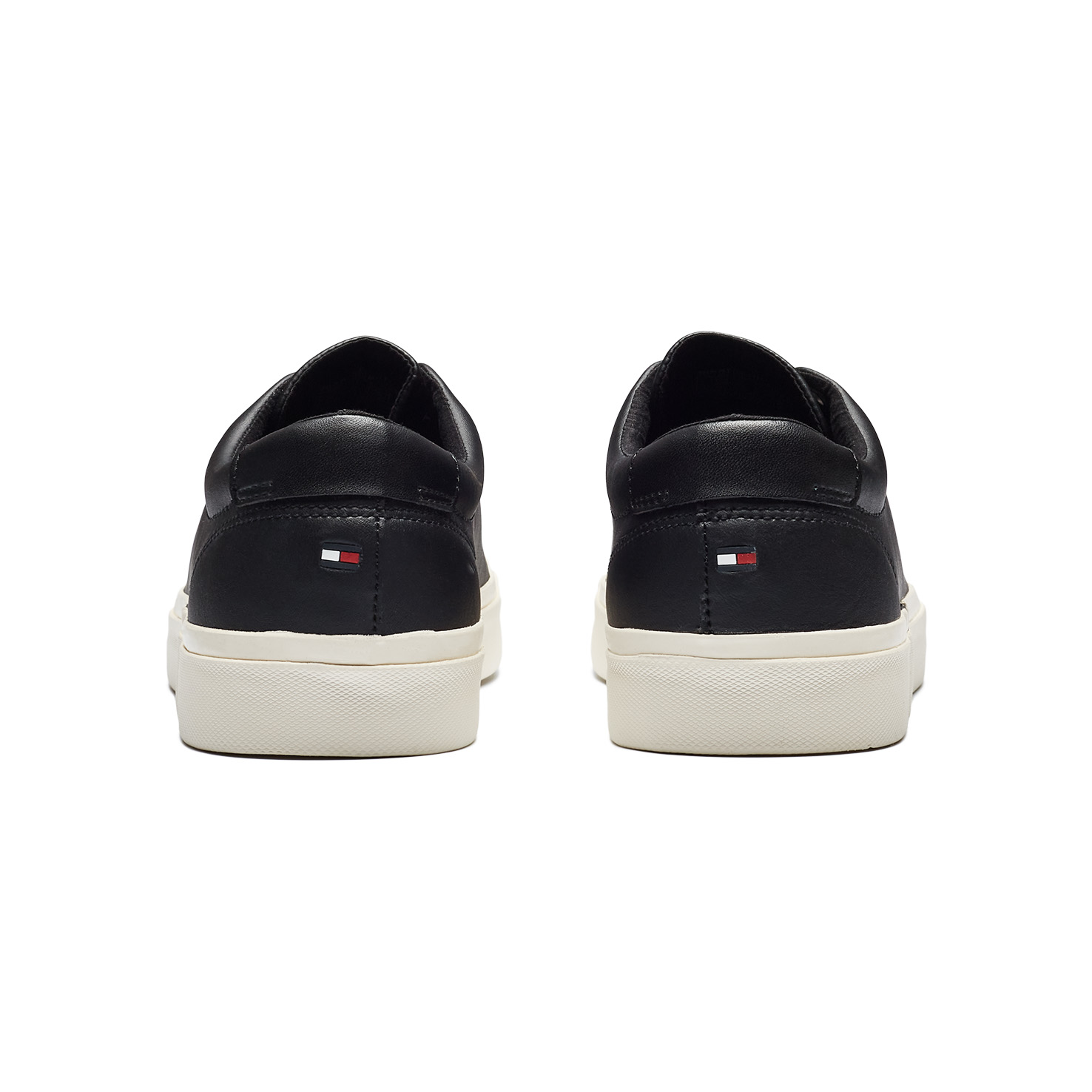 FLAG ACCENT LEATHER SNEAKER 4