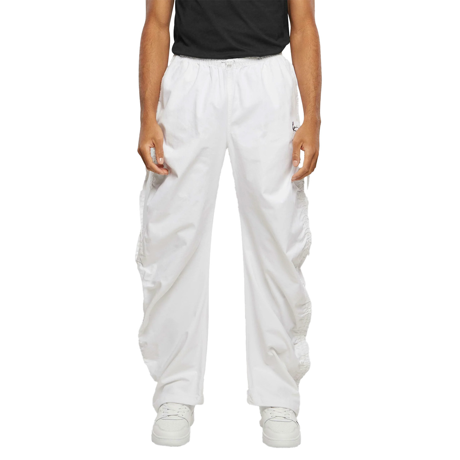 SMALL SIGNATURE GATHERING PARACHUTE PANTS