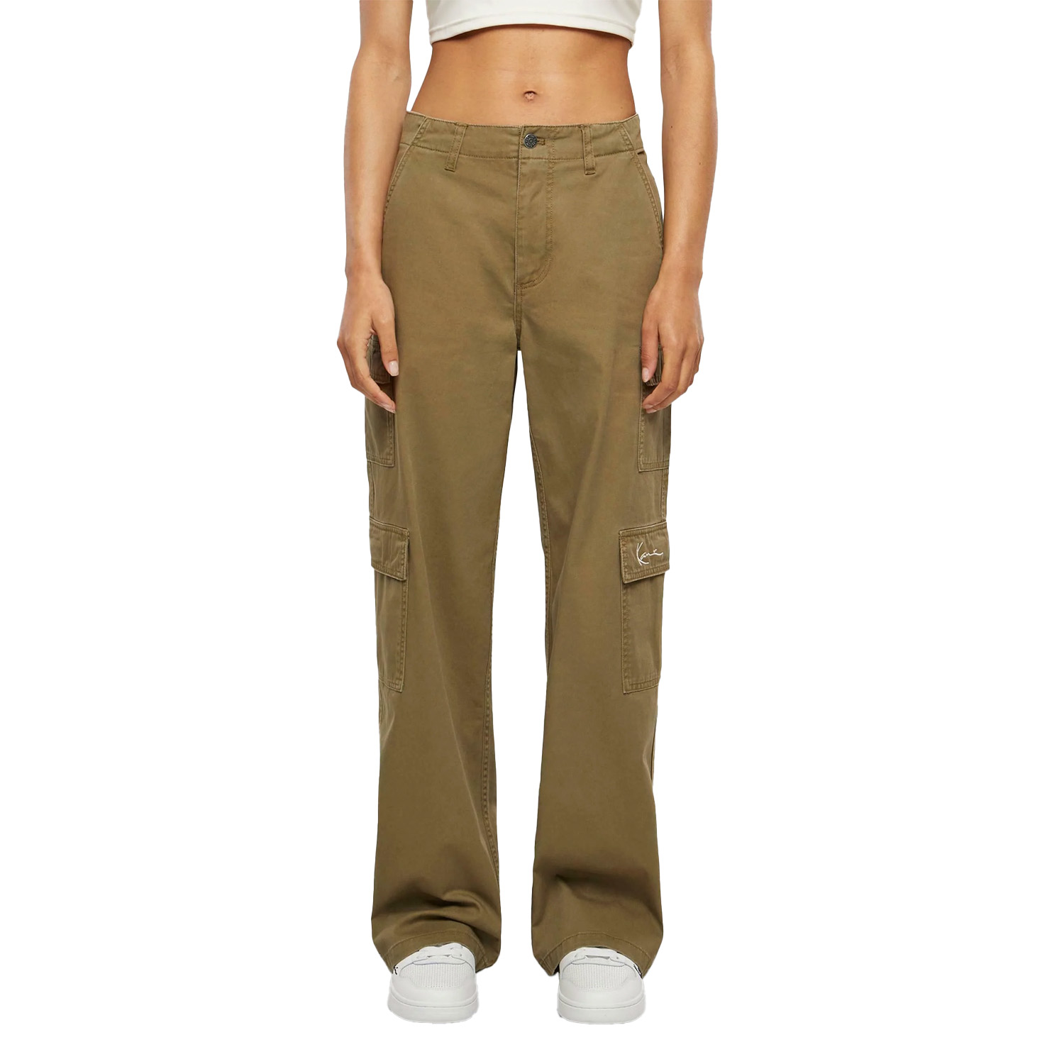 SMALL SIGNATURE WASHED CARGO PANTS