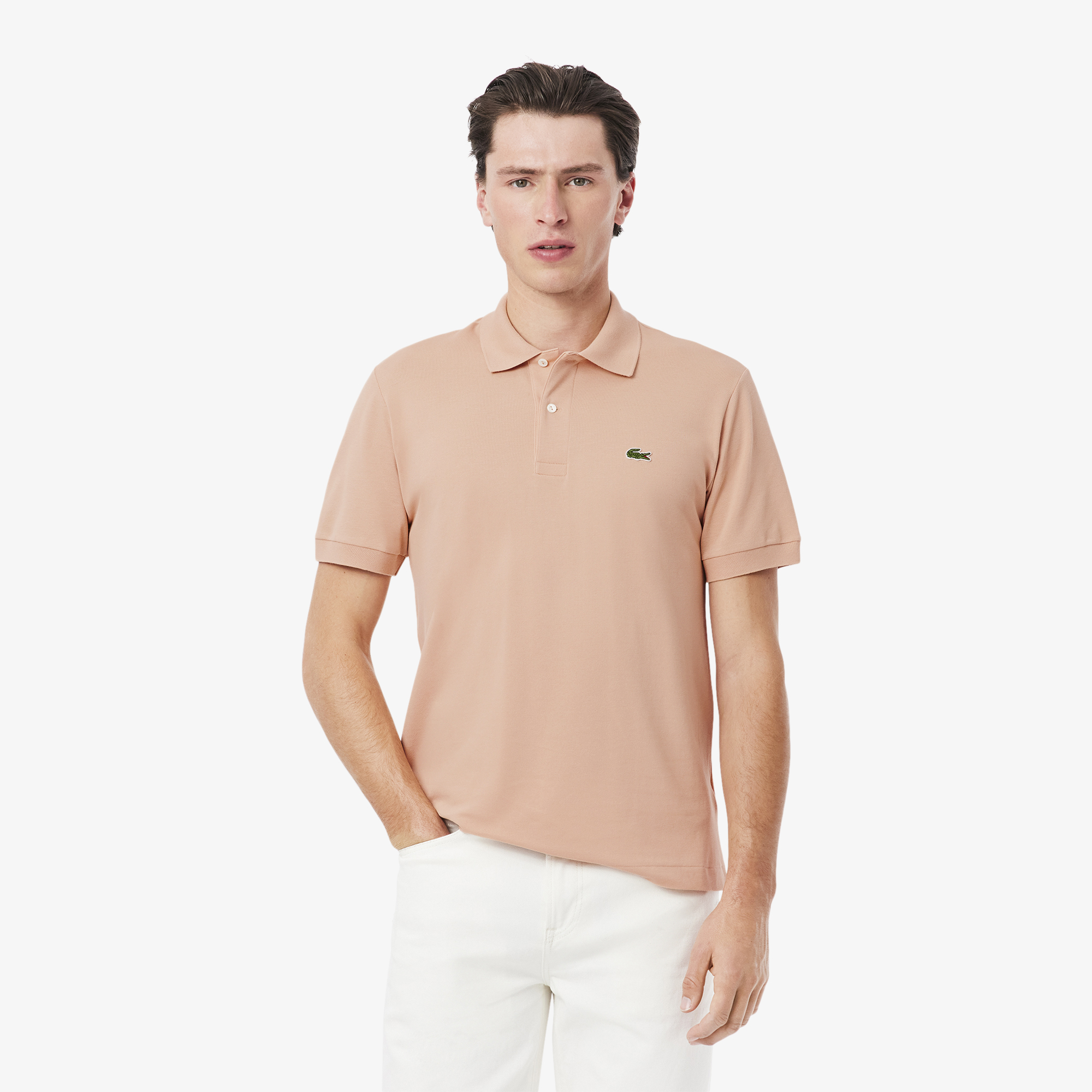 Мужское поло Lacoste из смеси эластичного органического хлопка