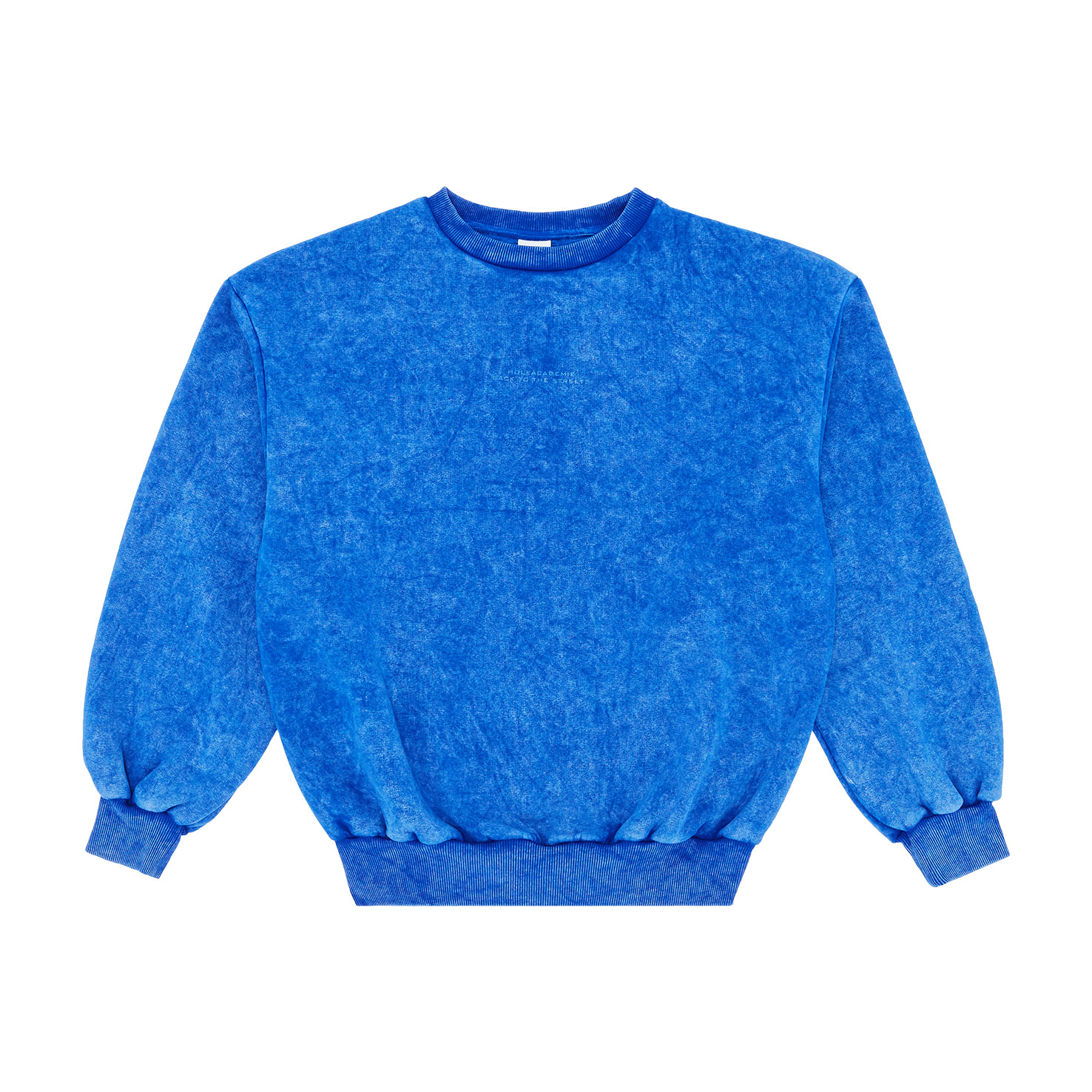 

WASH PRINT DETAIL SWEATSHIRT, Синий