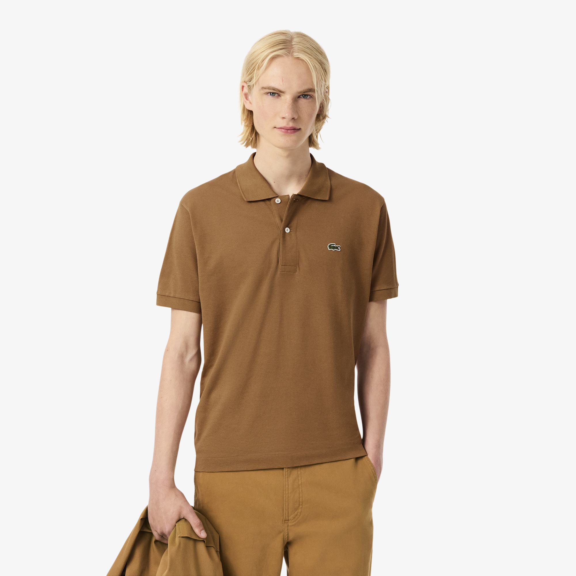 Мужское поло Lacoste L1212 классического кроя