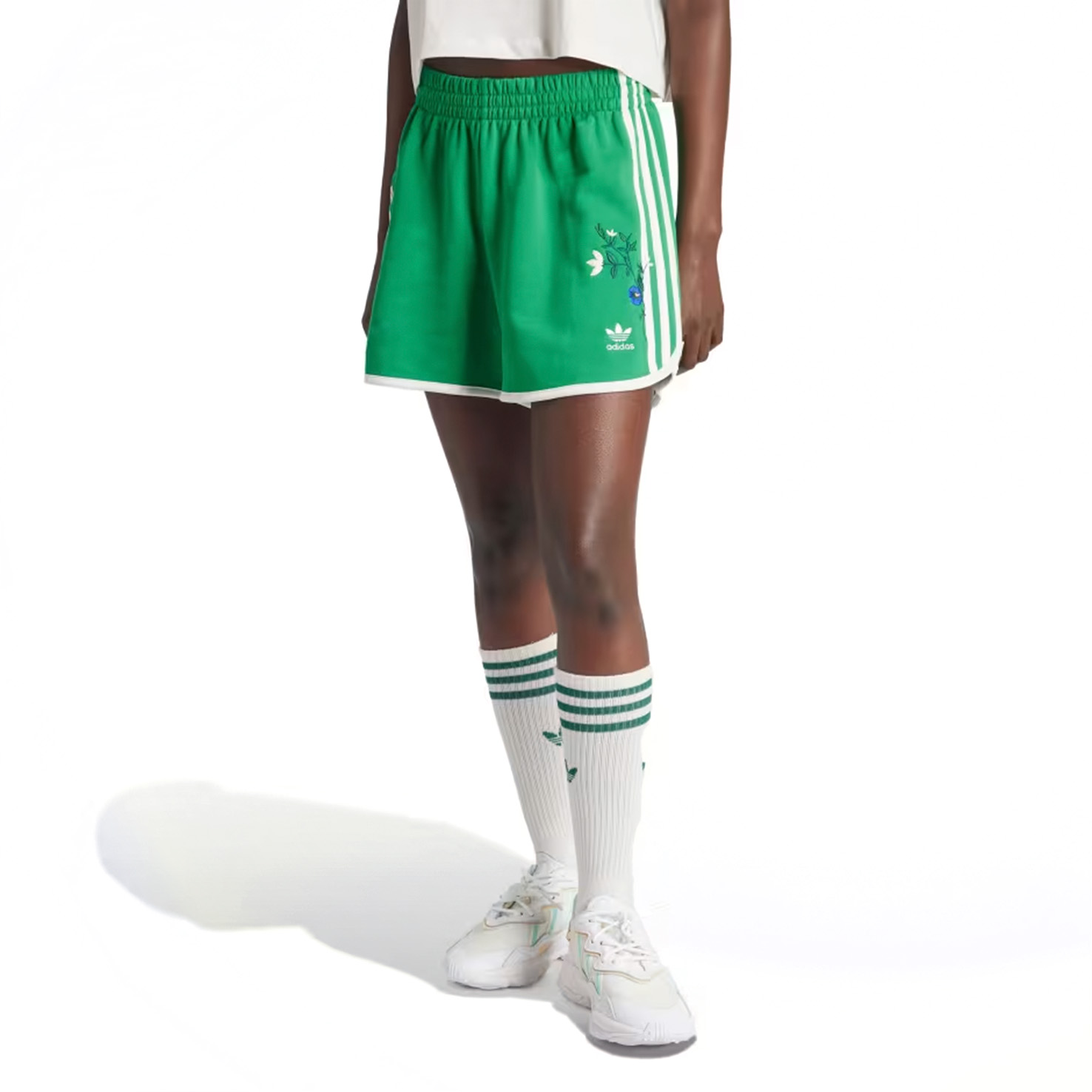 

FLORAL SHORTS, Зеленый