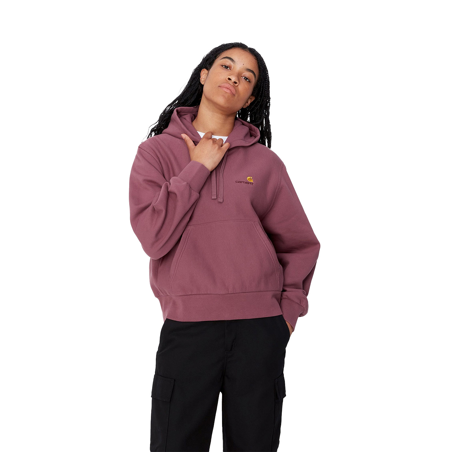 W' Hooded American Script Sweatshirt