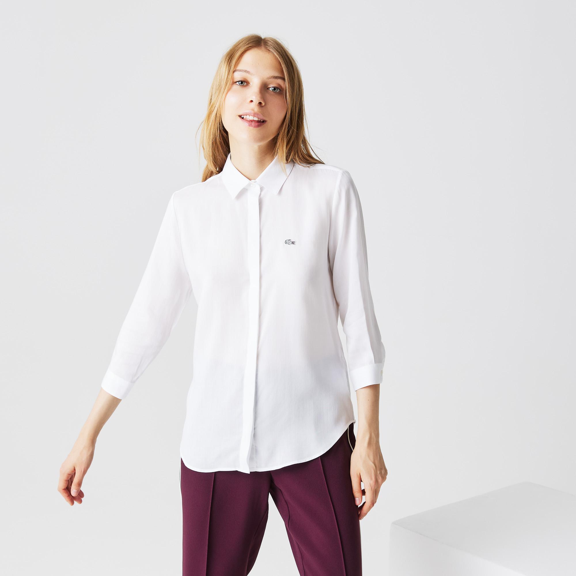Женская рубашка Lacoste стандартного кроя
