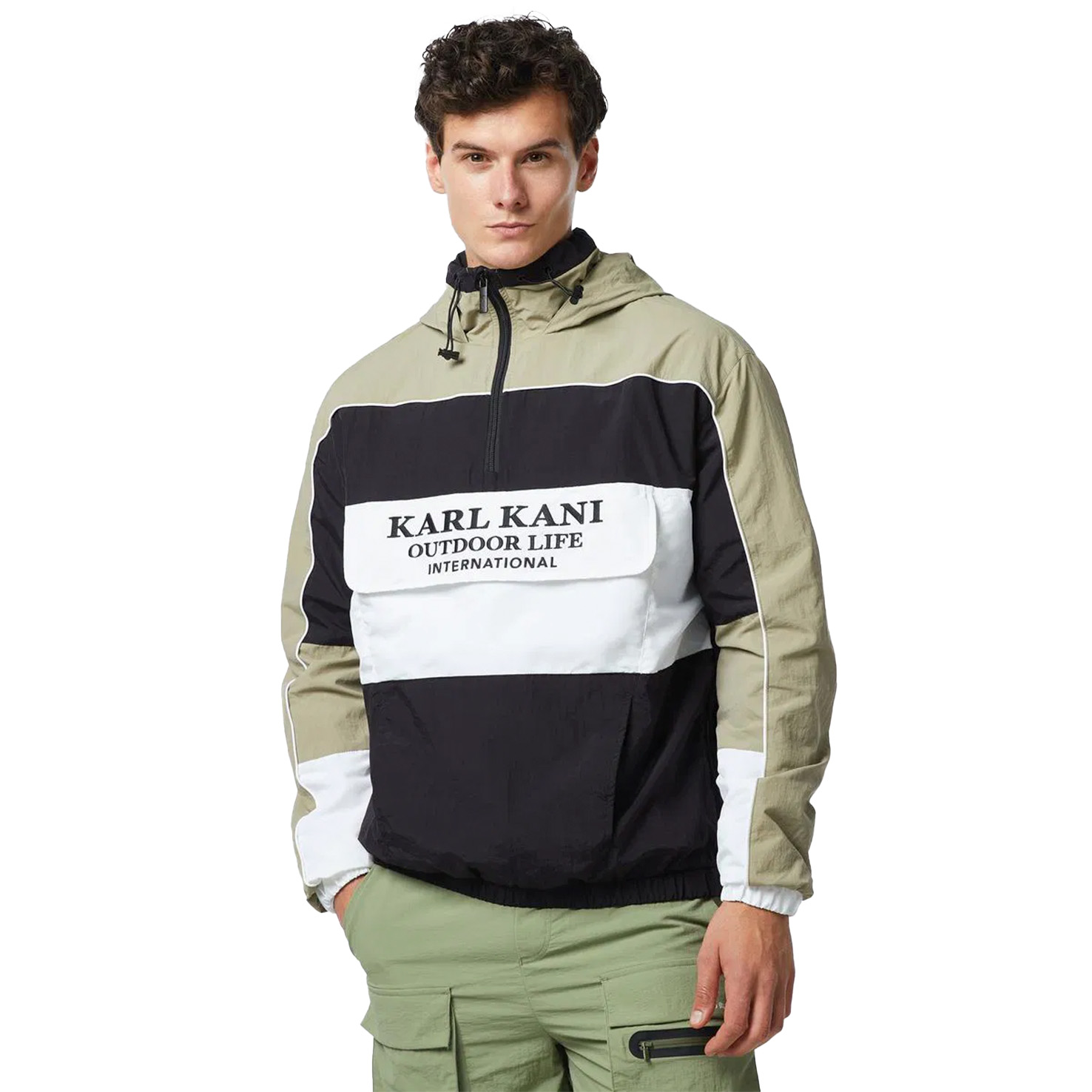 WOVEN RETRO WINDBREAKER