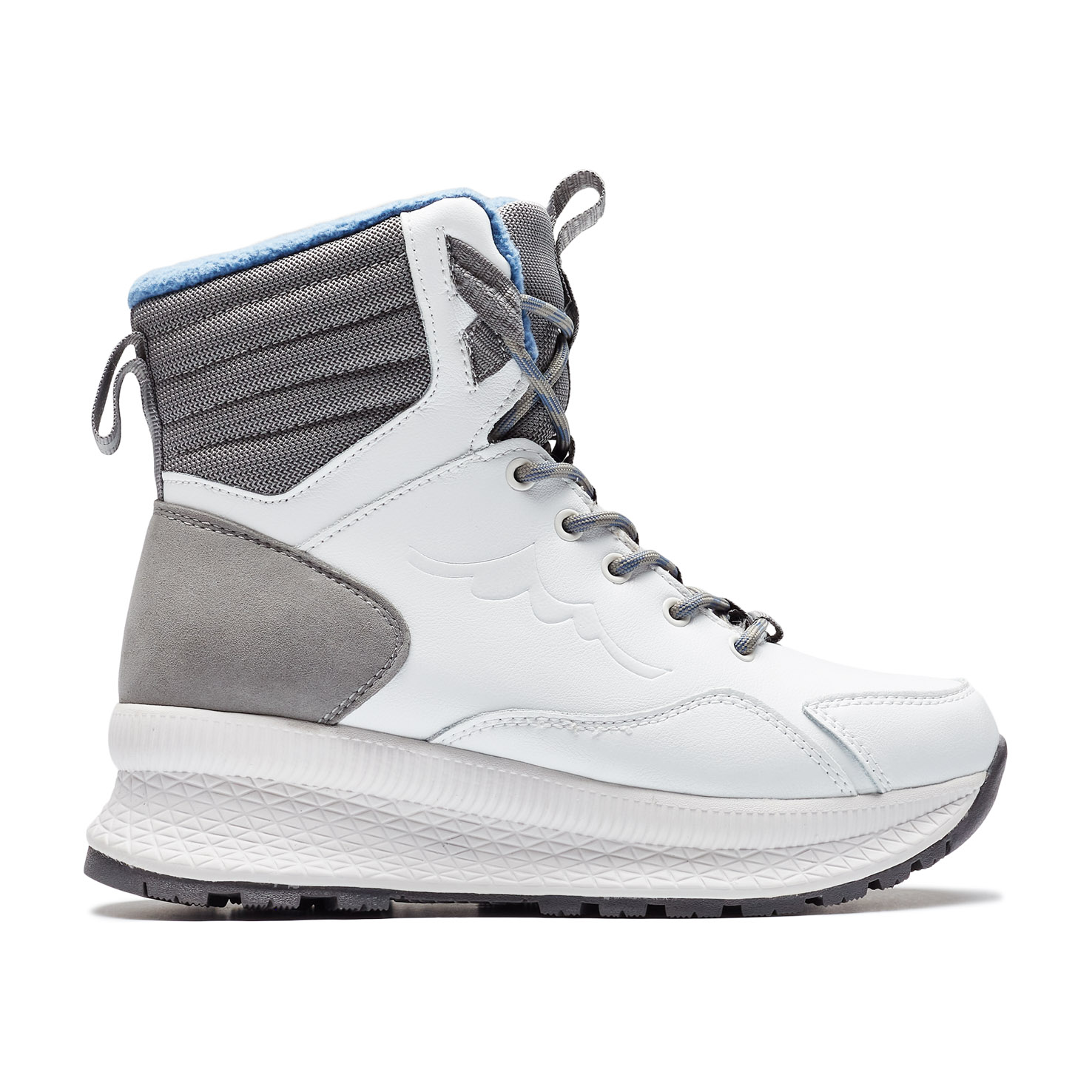 

BOOTS LEATHER HIGH, Белый