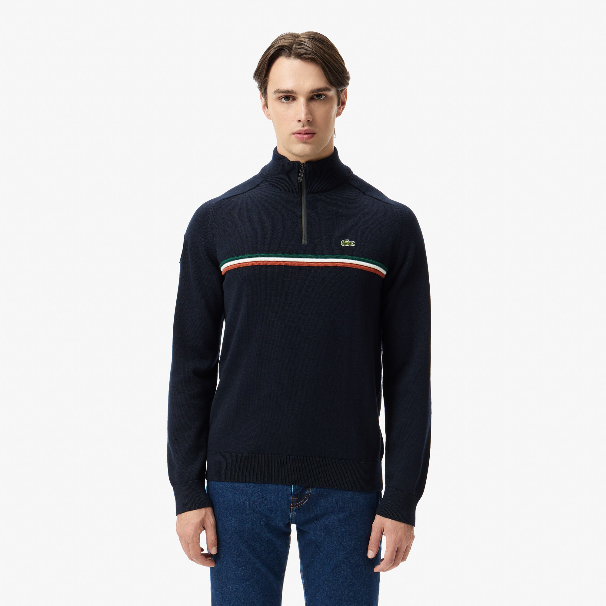 Мужской свитер Lacoste классического кроя