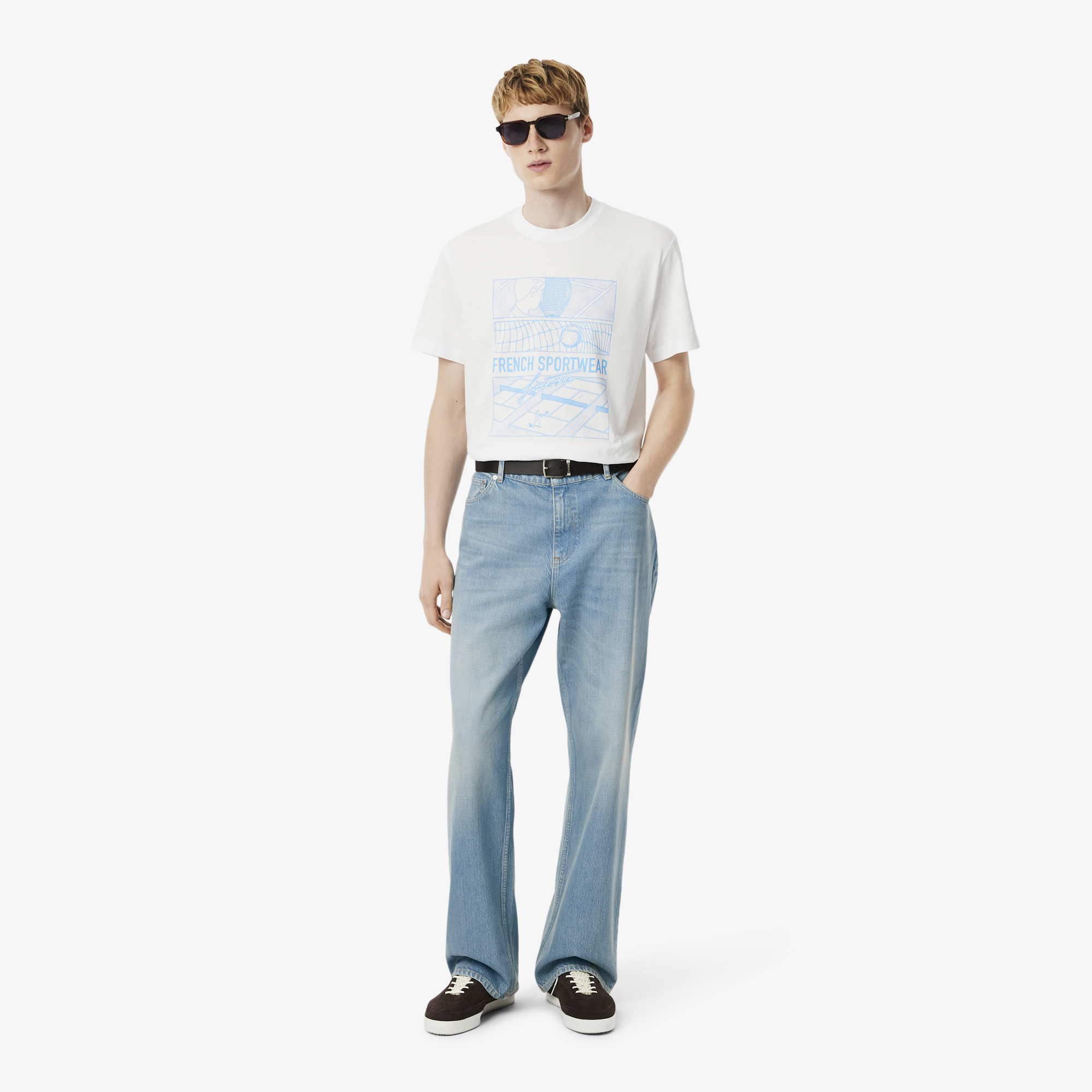 Мужские джинсы Lacoste свободного кроя