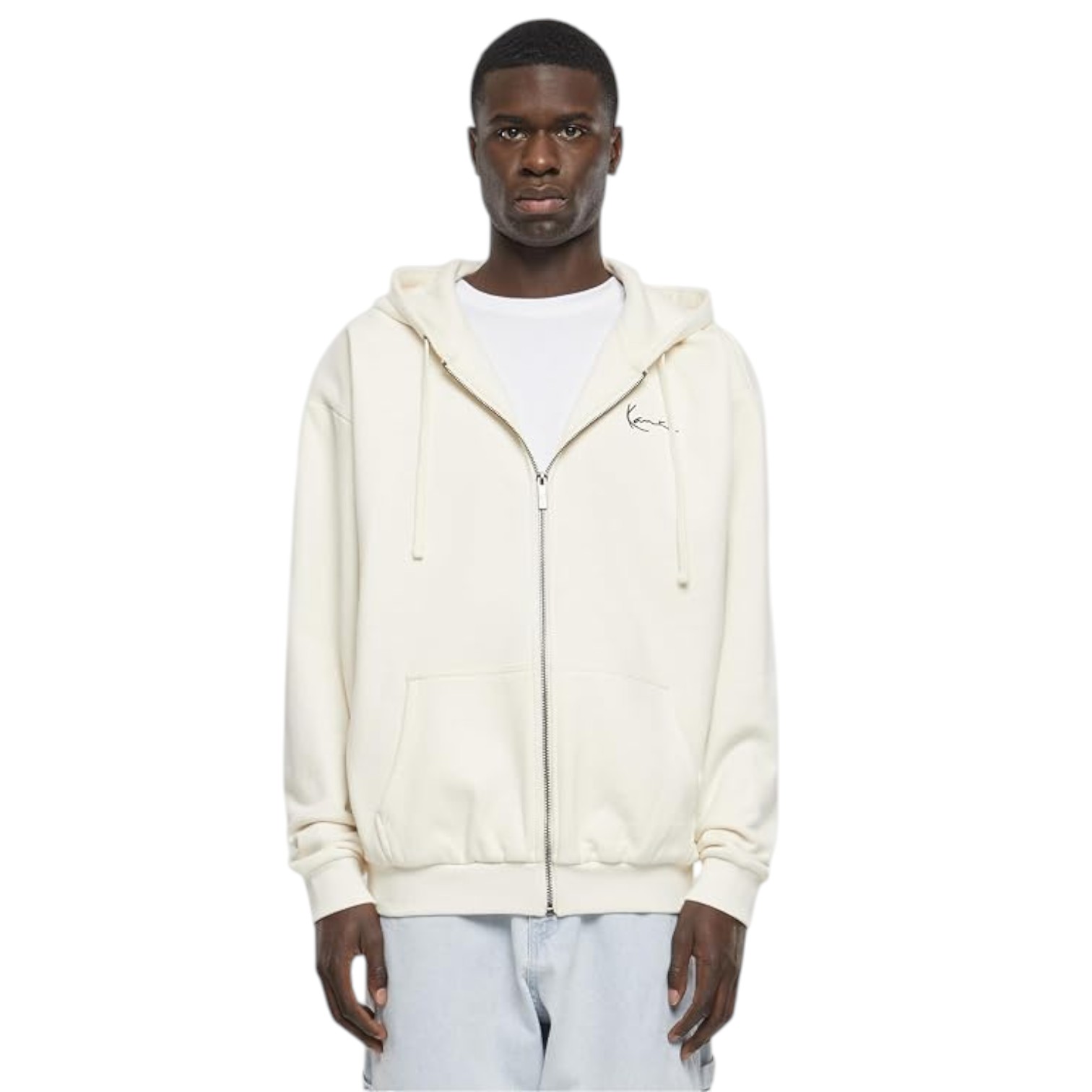CHEST SIGNATURE OS HEAVY SWEAT FULL ZIP SKULL HOODIE