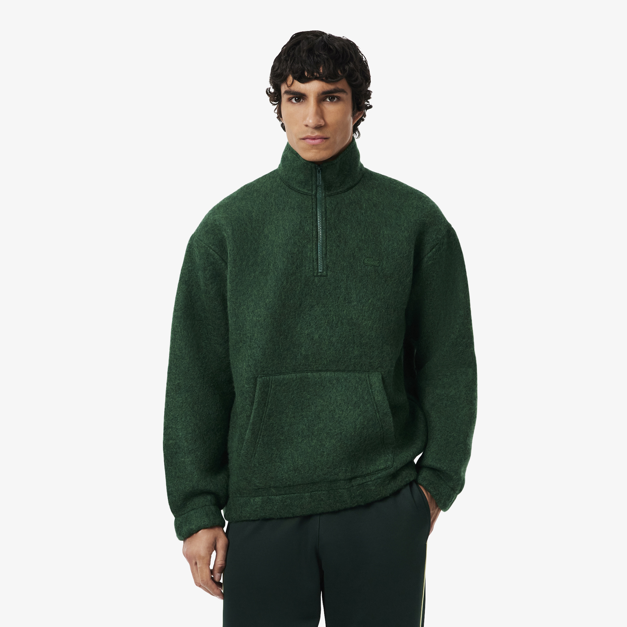 Мужской хлопковый свитшот Lacoste свободного кроя