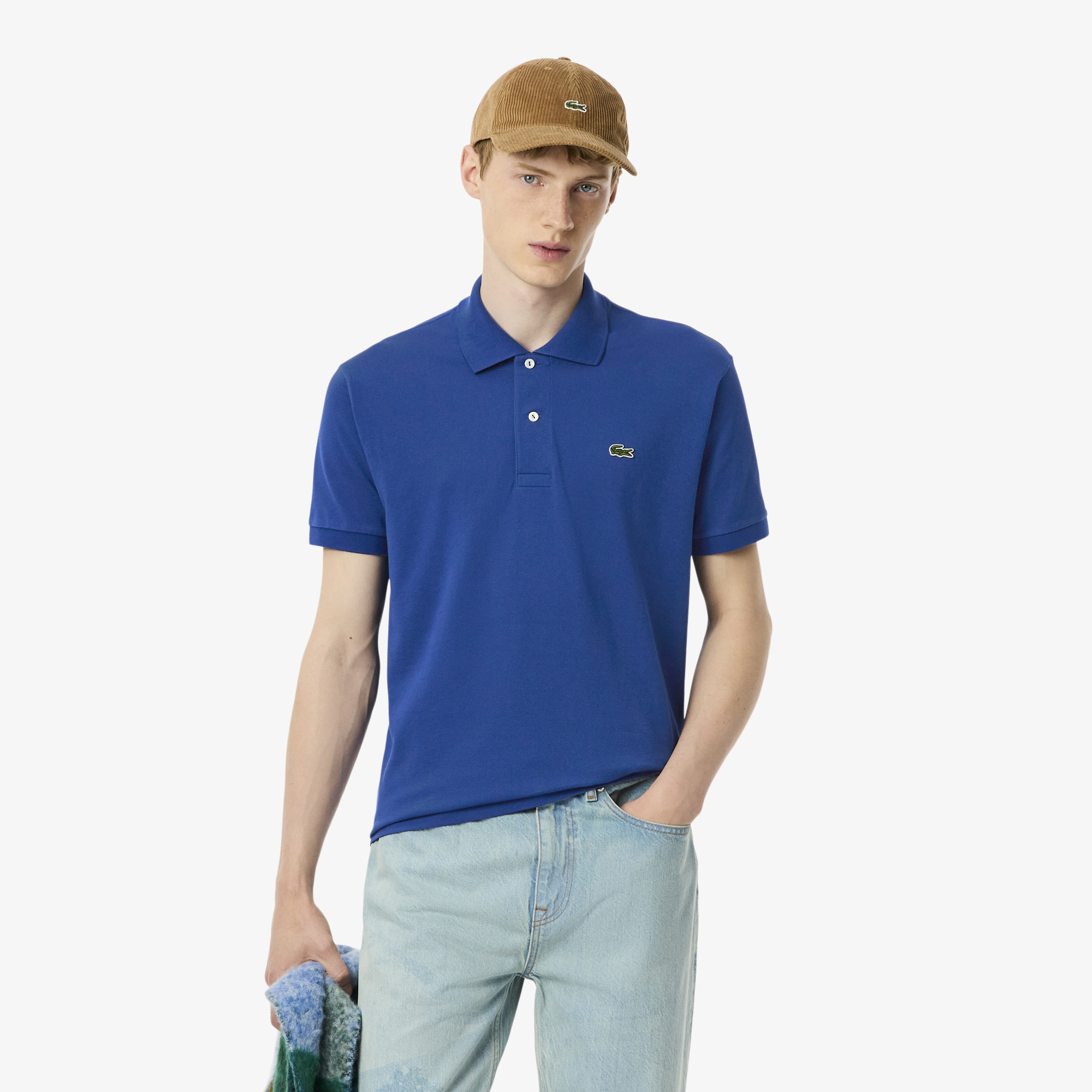 Мужское поло Lacoste L1212 классического кроя
