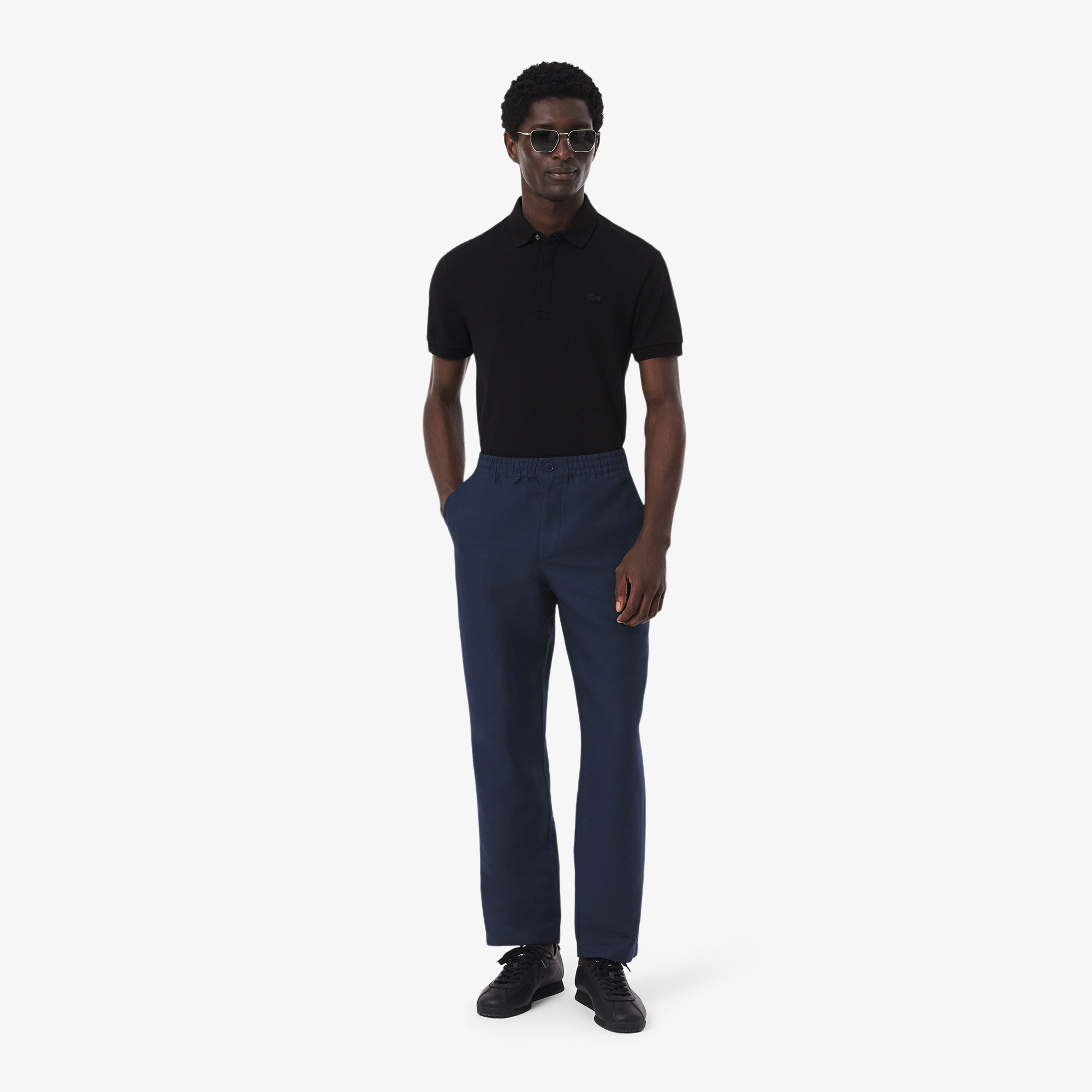 Мужские спортивные брюки Lacoste из смеси льн...