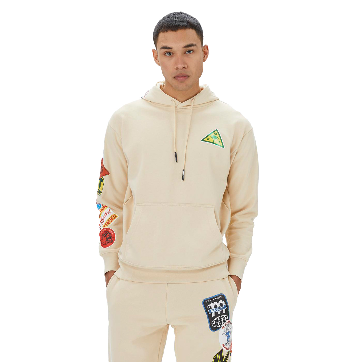 

Hard Hat Pullover Hoodie, Бежевый