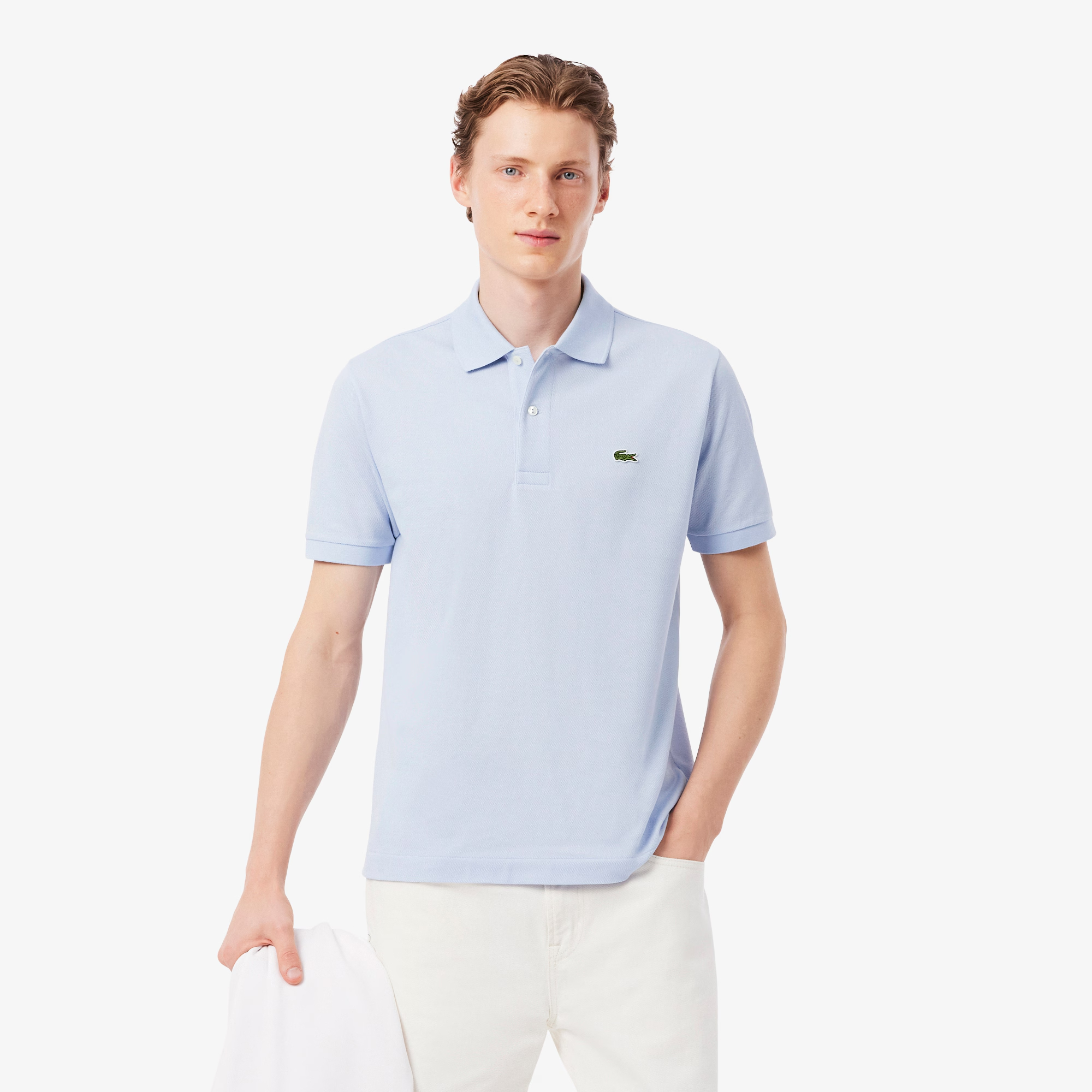 Мужское поло Lacoste L1212 классического кроя