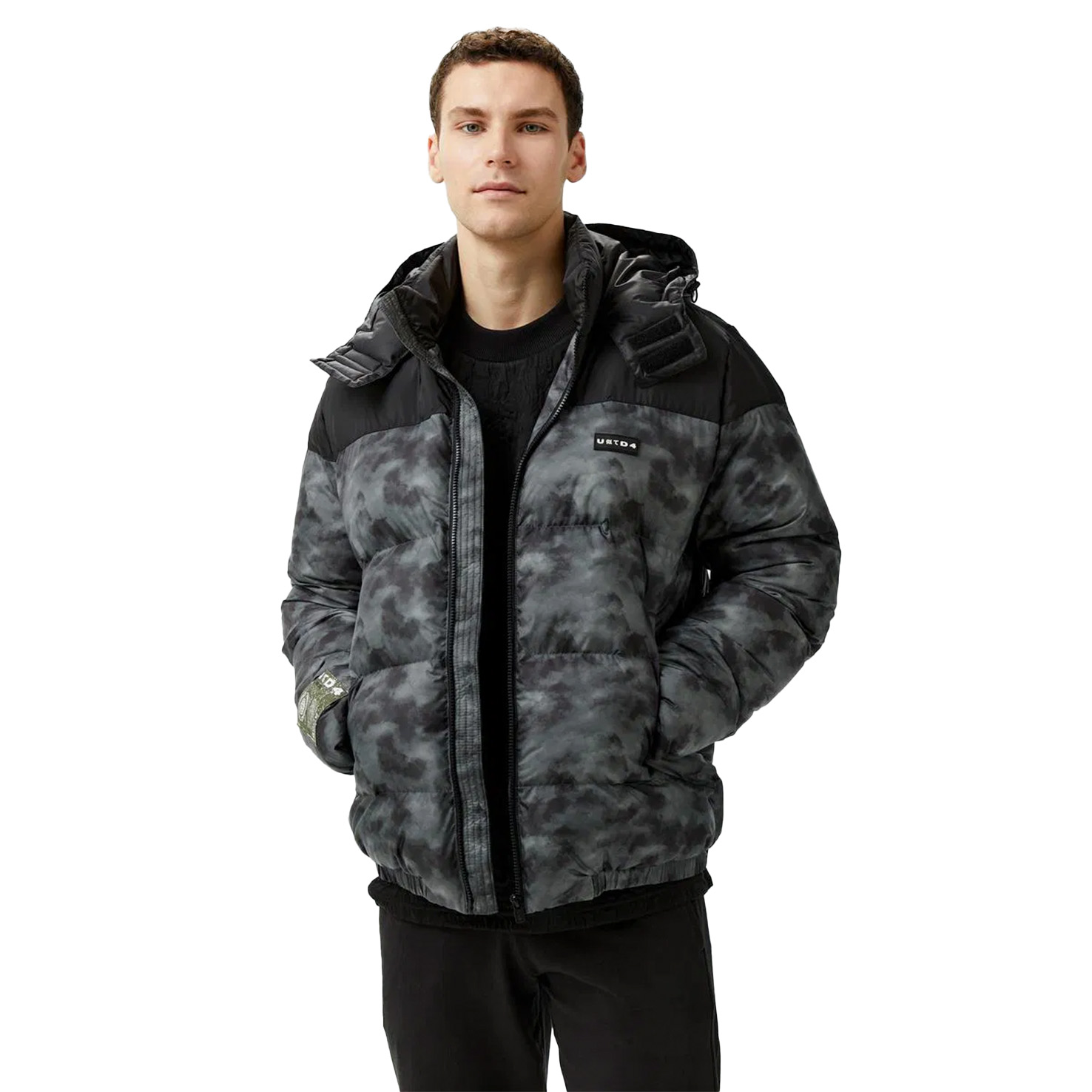 

CAMOUFLAGE COAT, Черный