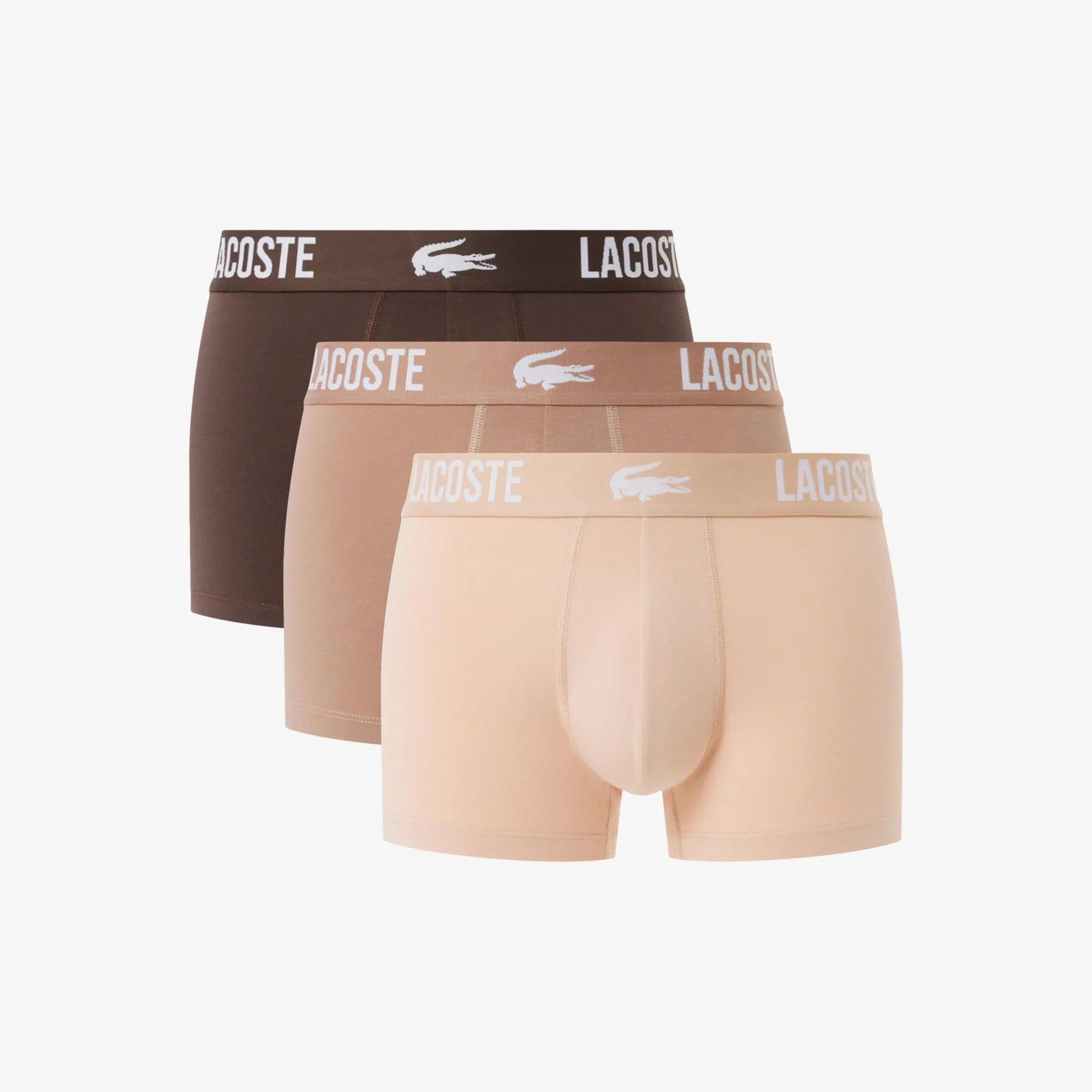 Мужское хлопковое нижнее бельё Lacoste (3 ед....
