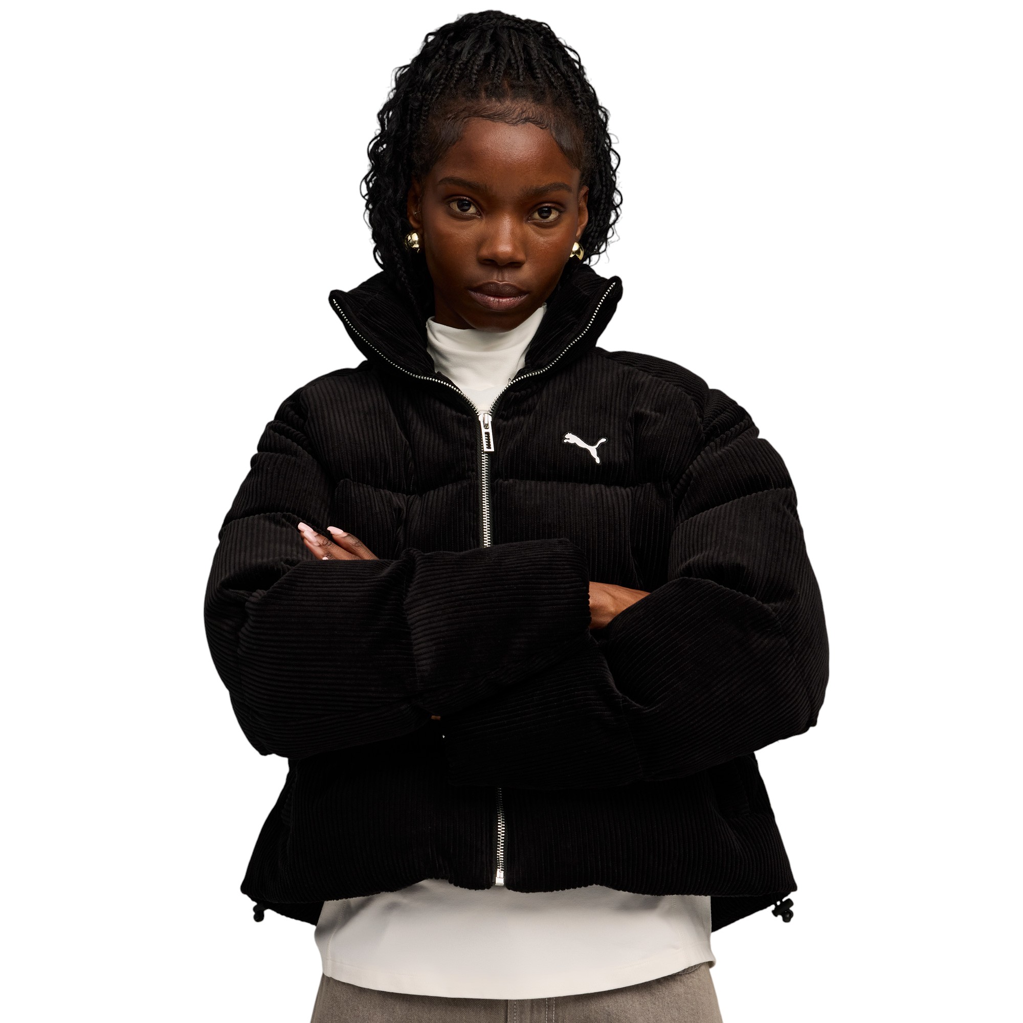 WARDROBE ESS Corduroy Puffer Jacket