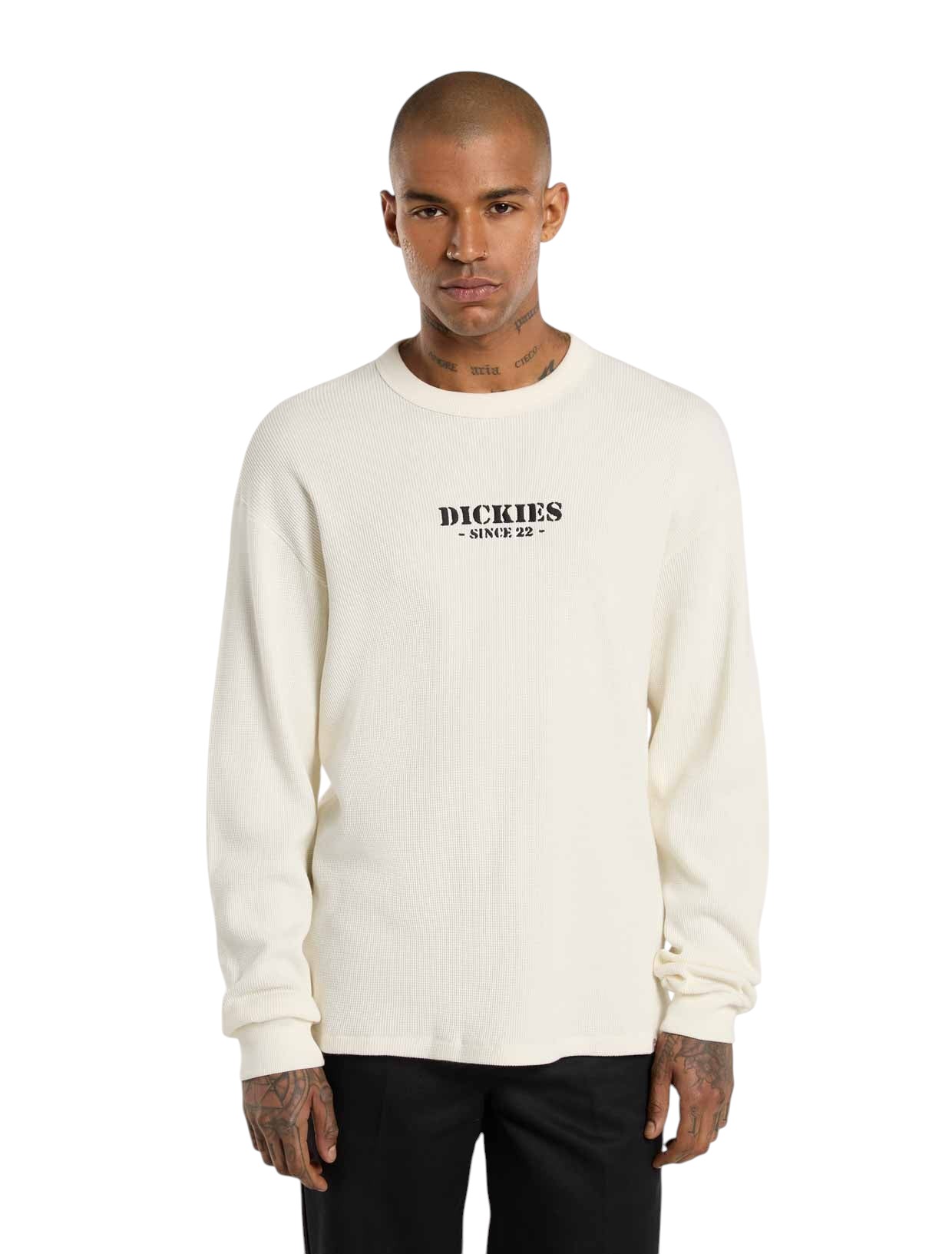 WAFFLE TEE LS