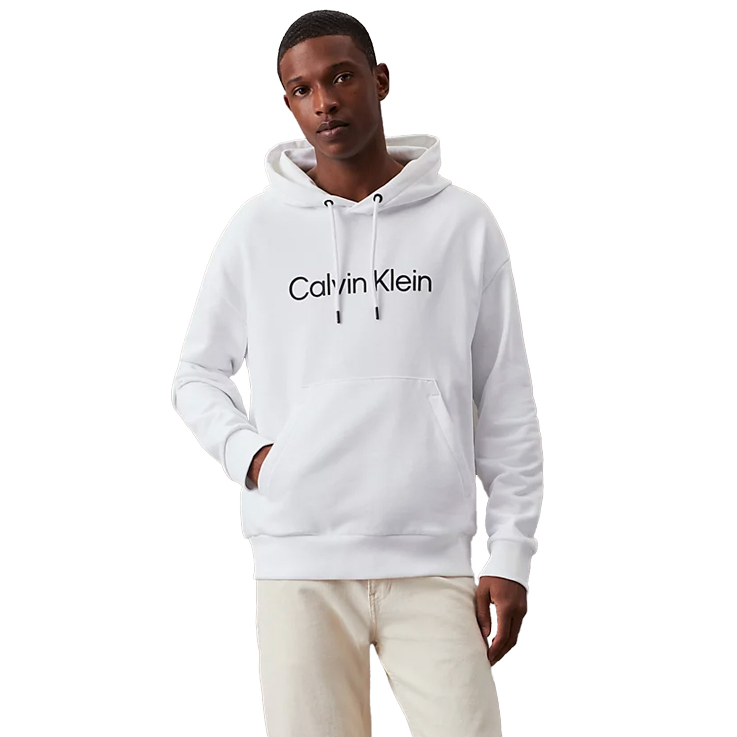 Cotton Terry Logo Hoodie