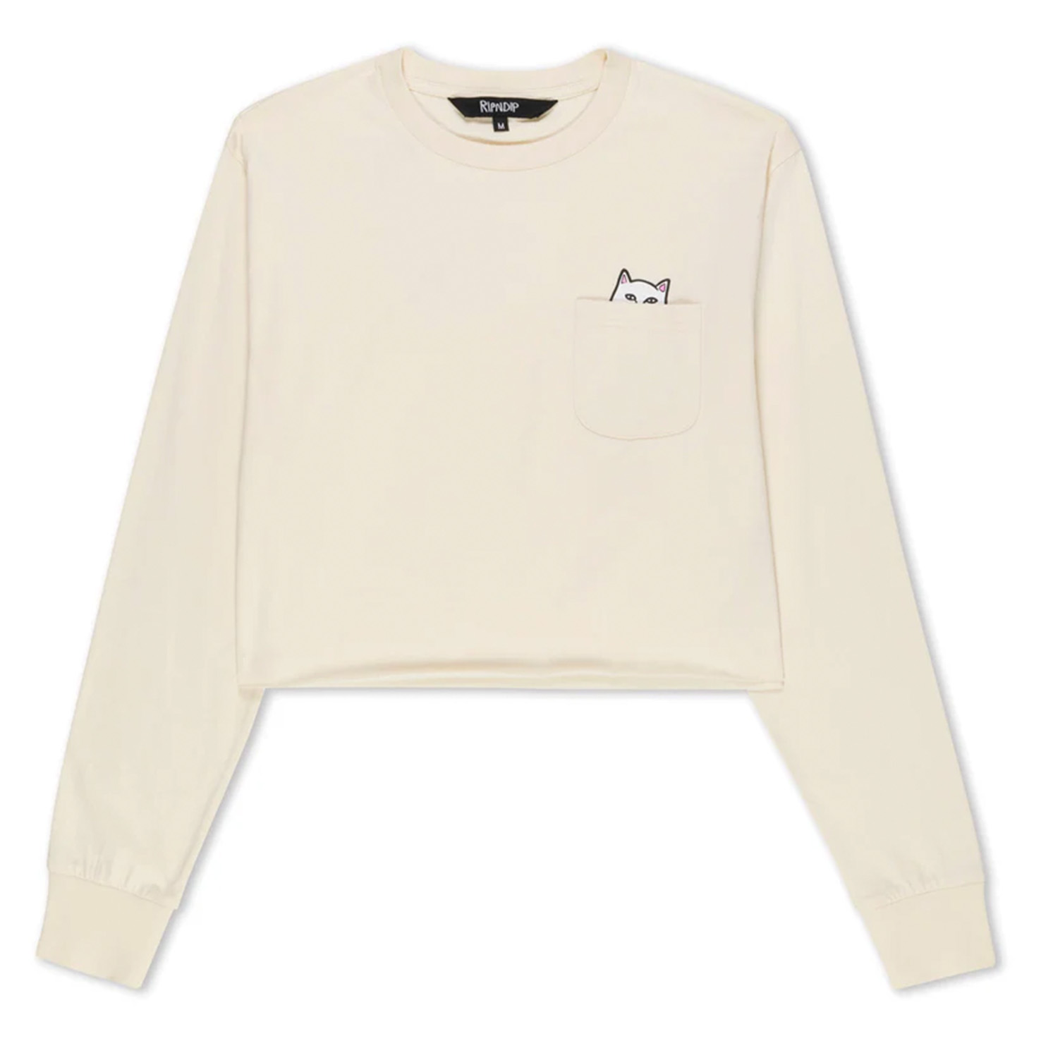 LORD NERMAL CROPPED LONG SLEEVE POCKET TEE