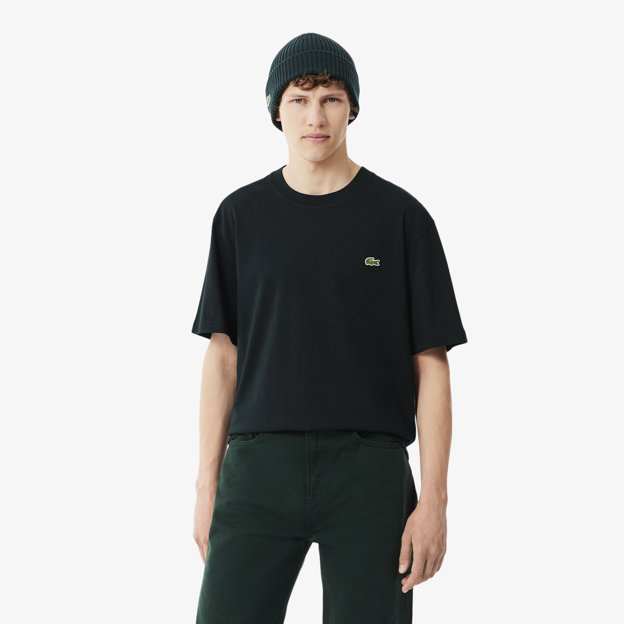 Мужская хлопковая футболка Lacoste