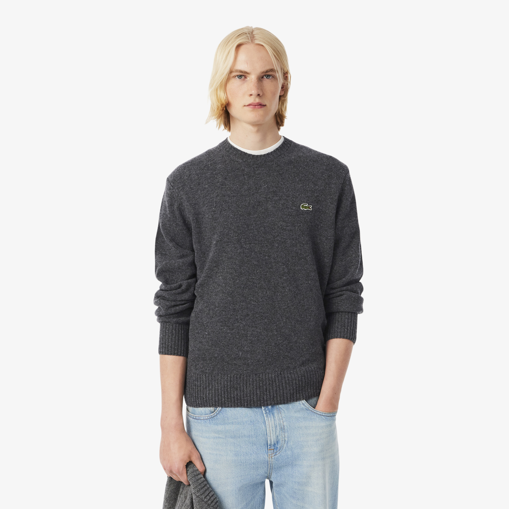Мужской шерстяной свитер Lacoste