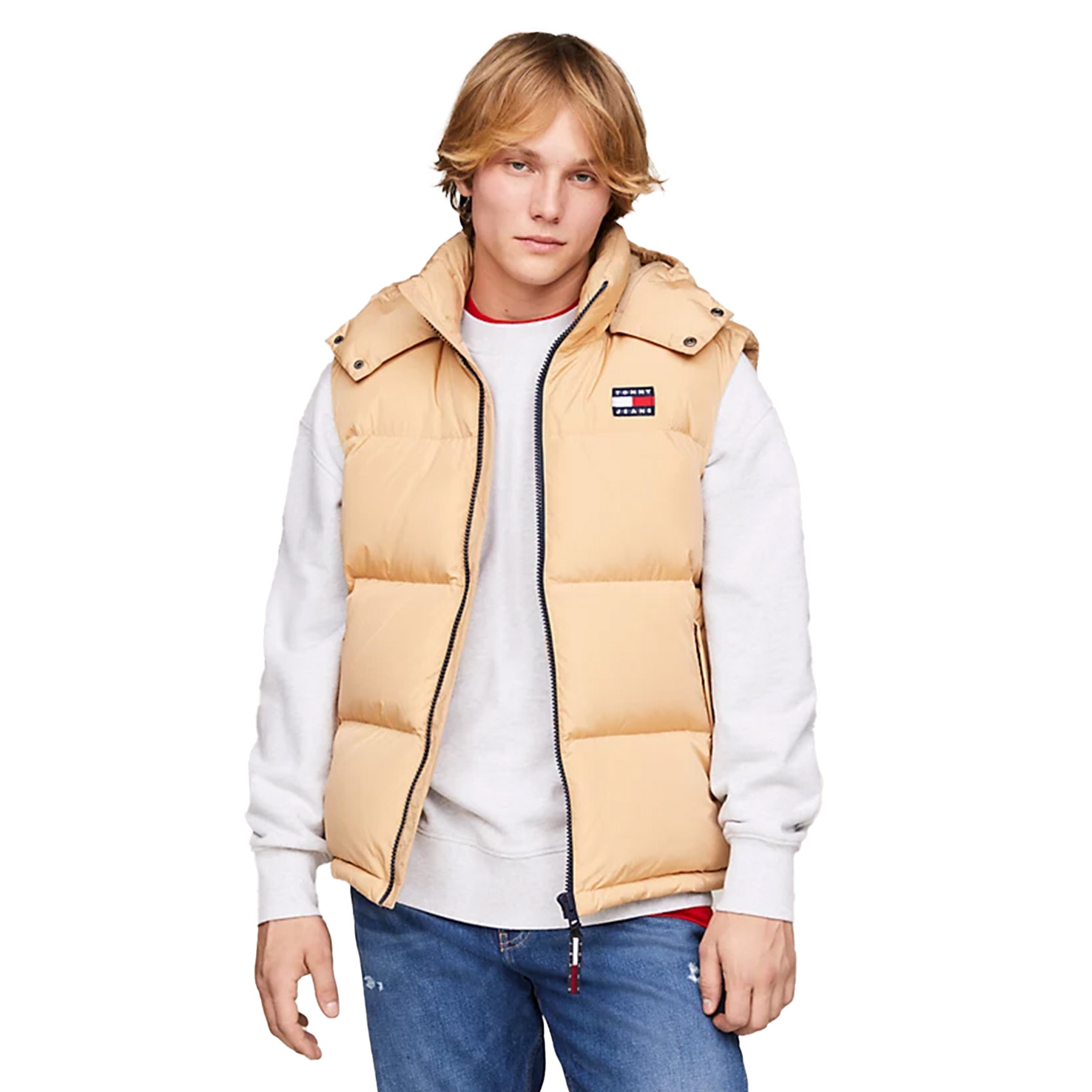 HOODED DOWN ALASKA PUFFER VEST