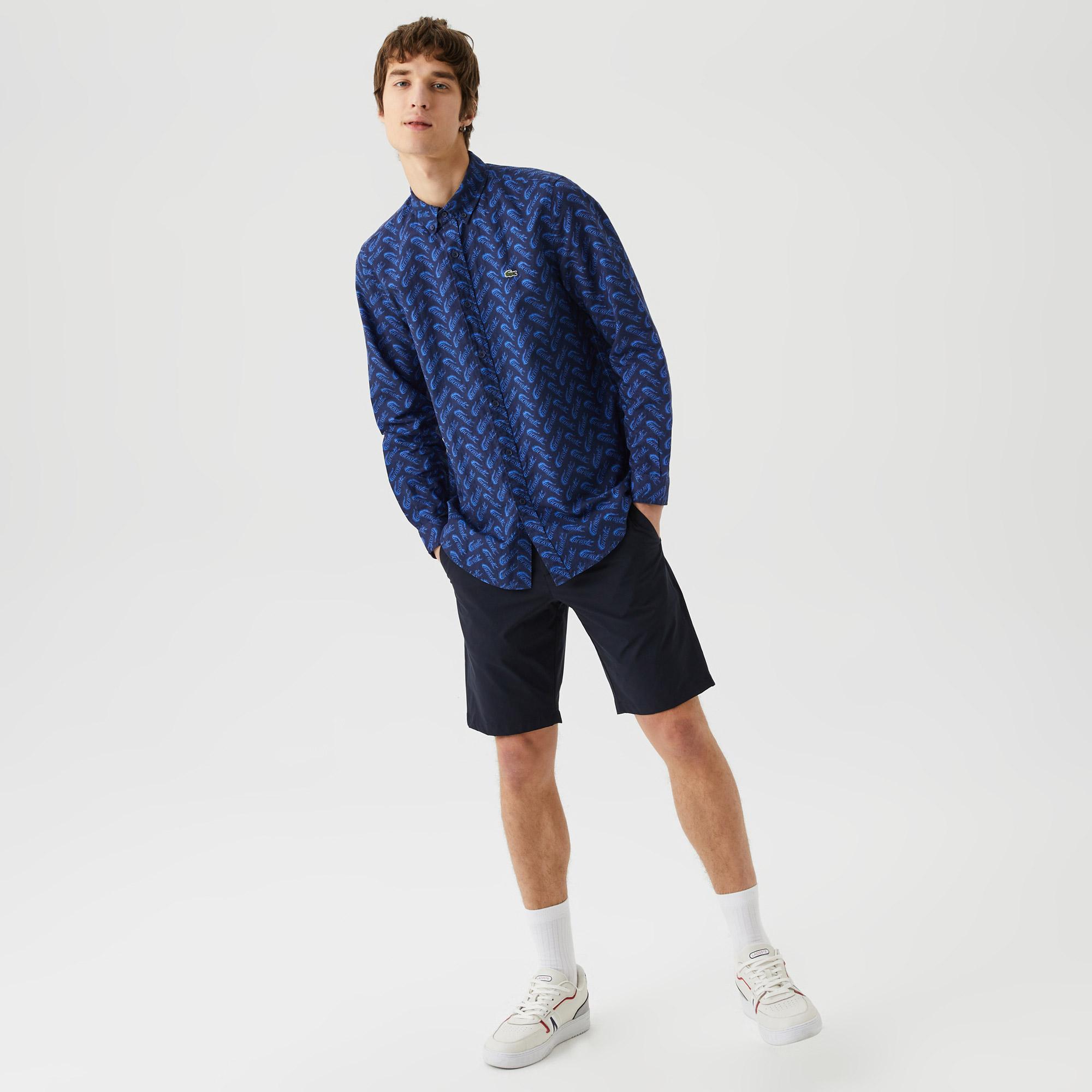 Мужские шорты Lacoste приталенного кроя