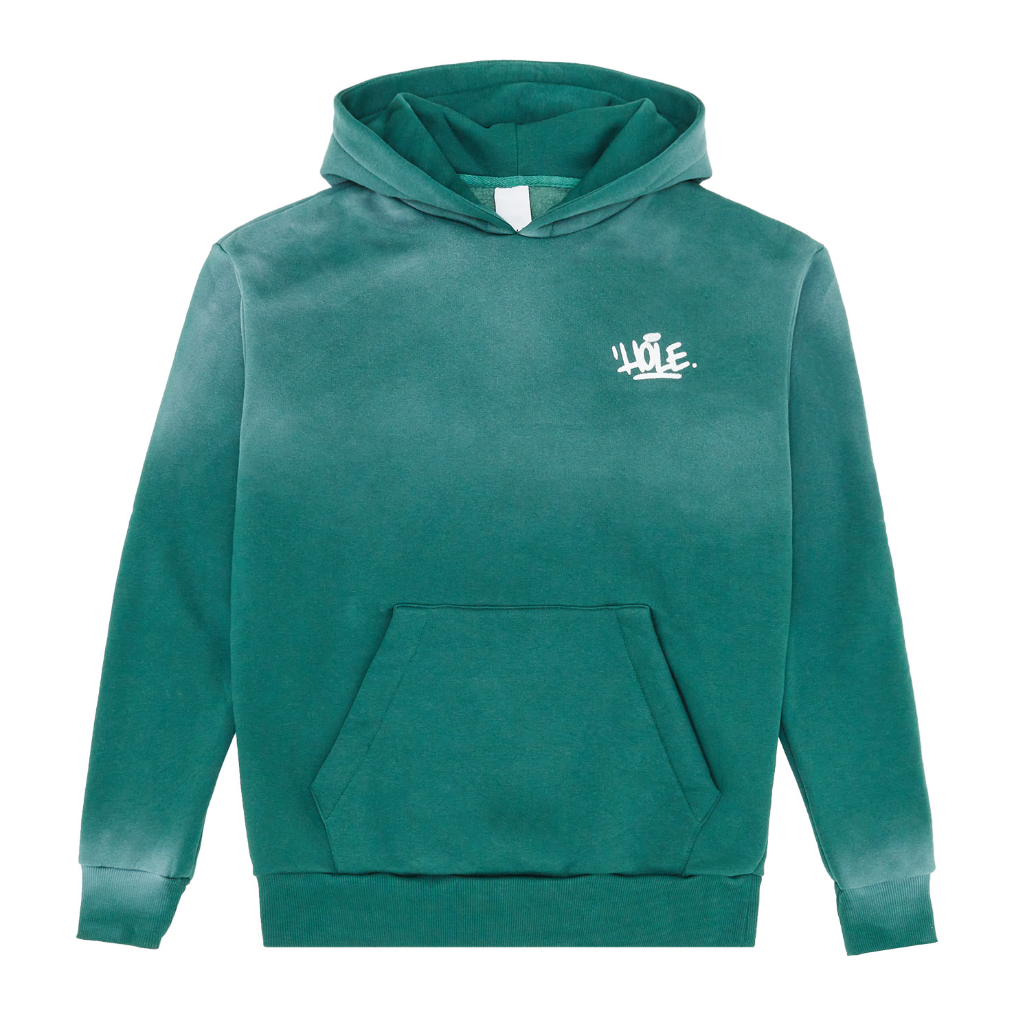 

SPRAY PRINT DETAIL HOODIE, Серый