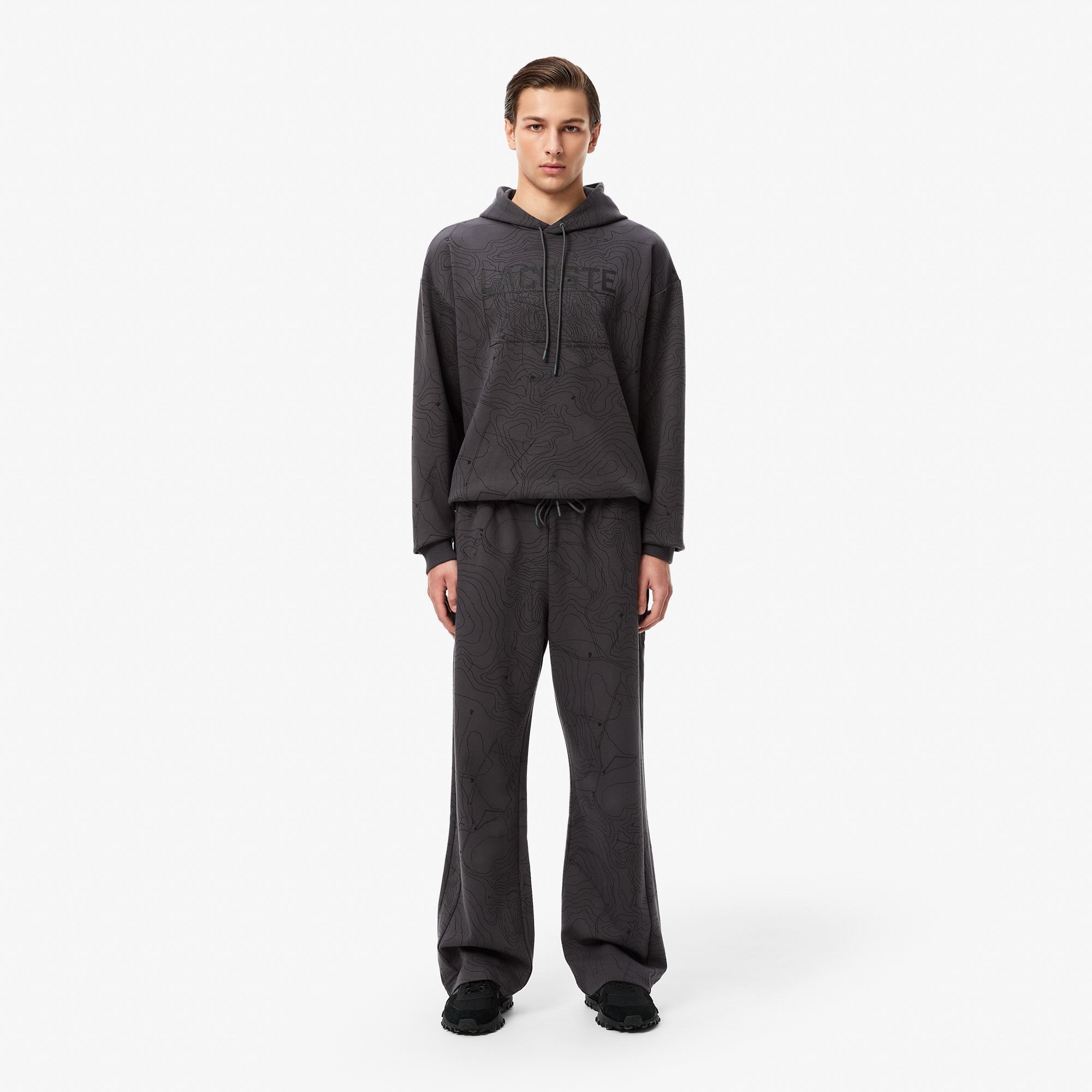 Мужские хлопковые спортивные брюки Lacoste ов...