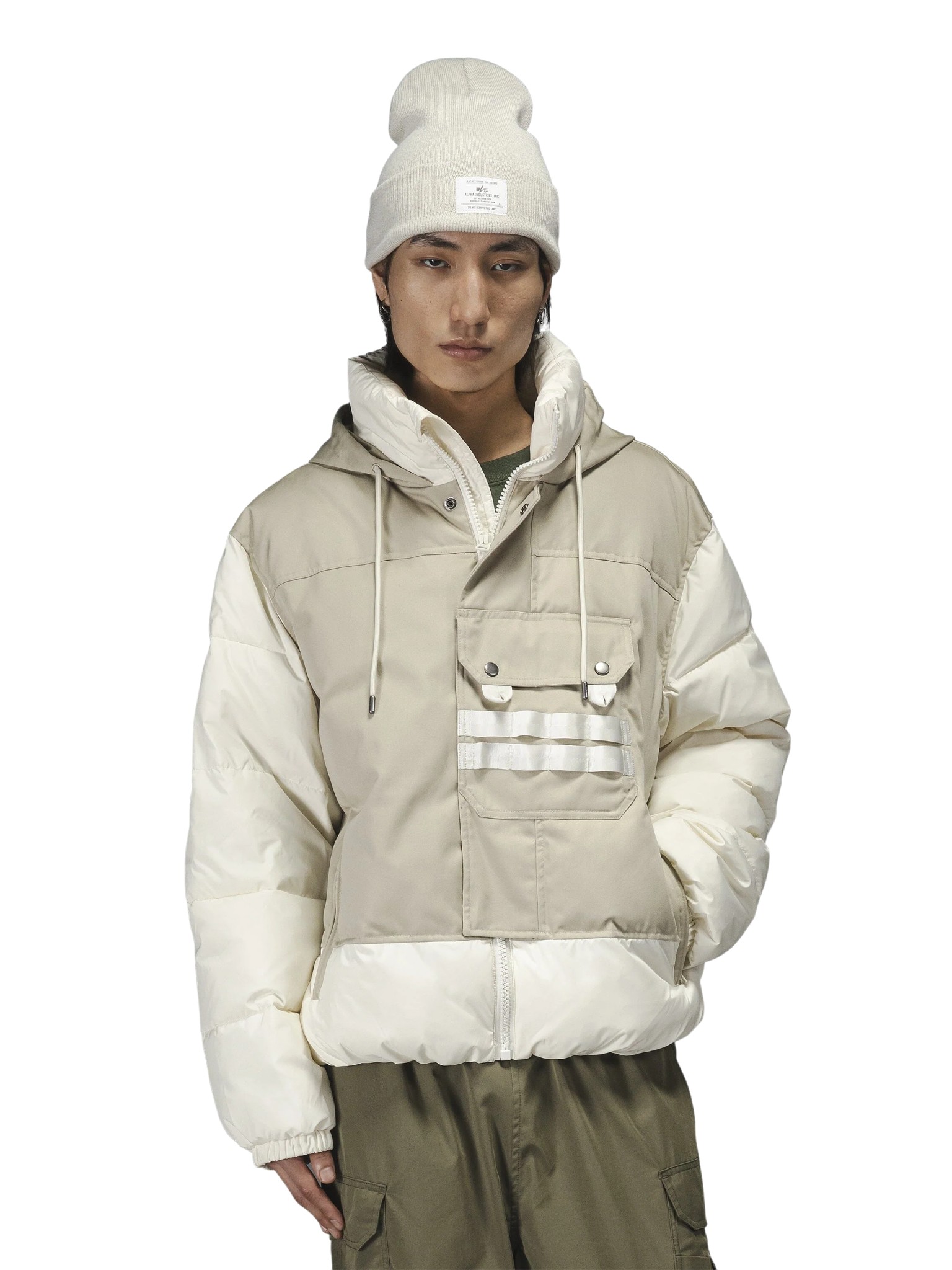 

1960S SWEDISH ARMY MOTORCYCLE MOD PARKA, Бежевый