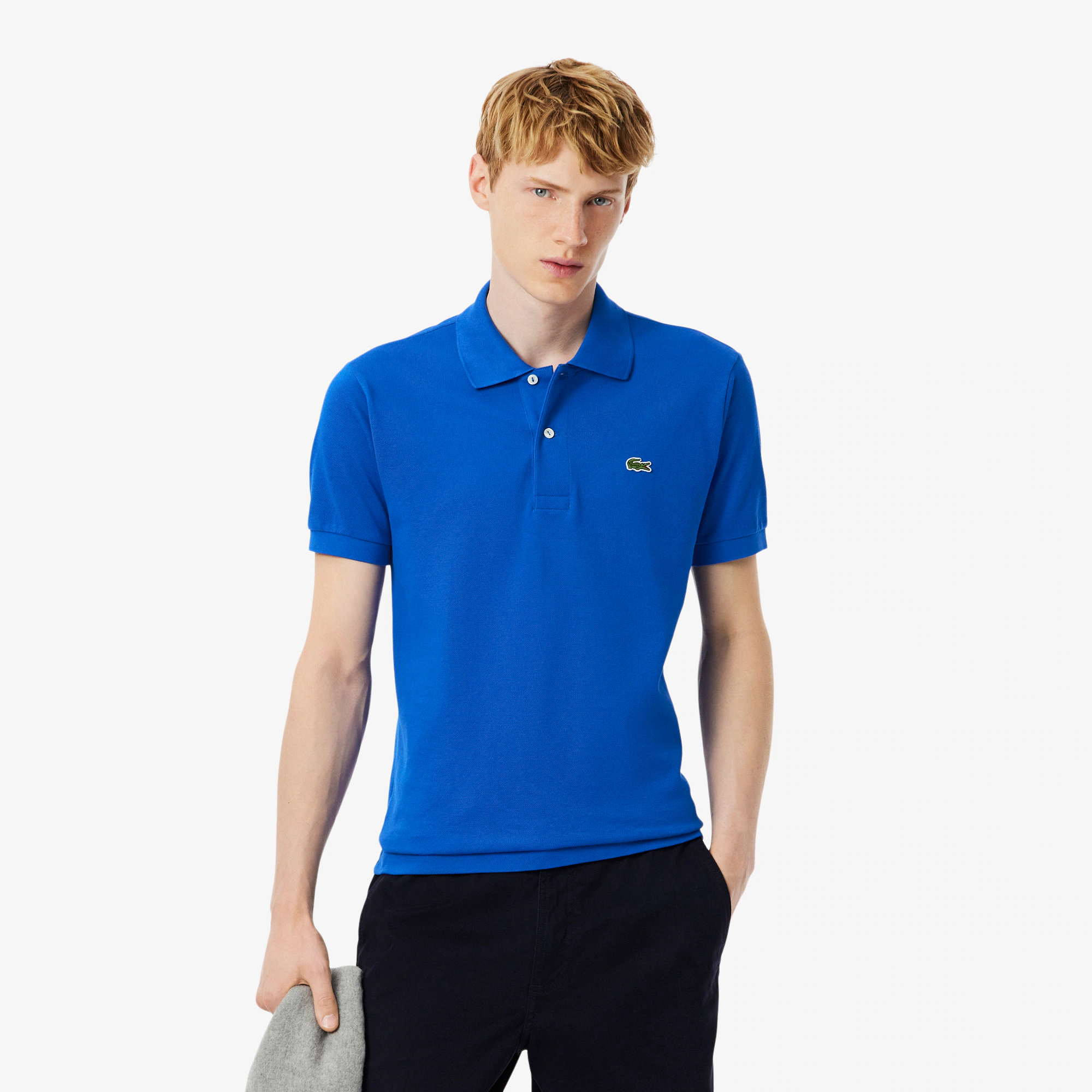 Мужское поло Lacoste L1212 классического кроя