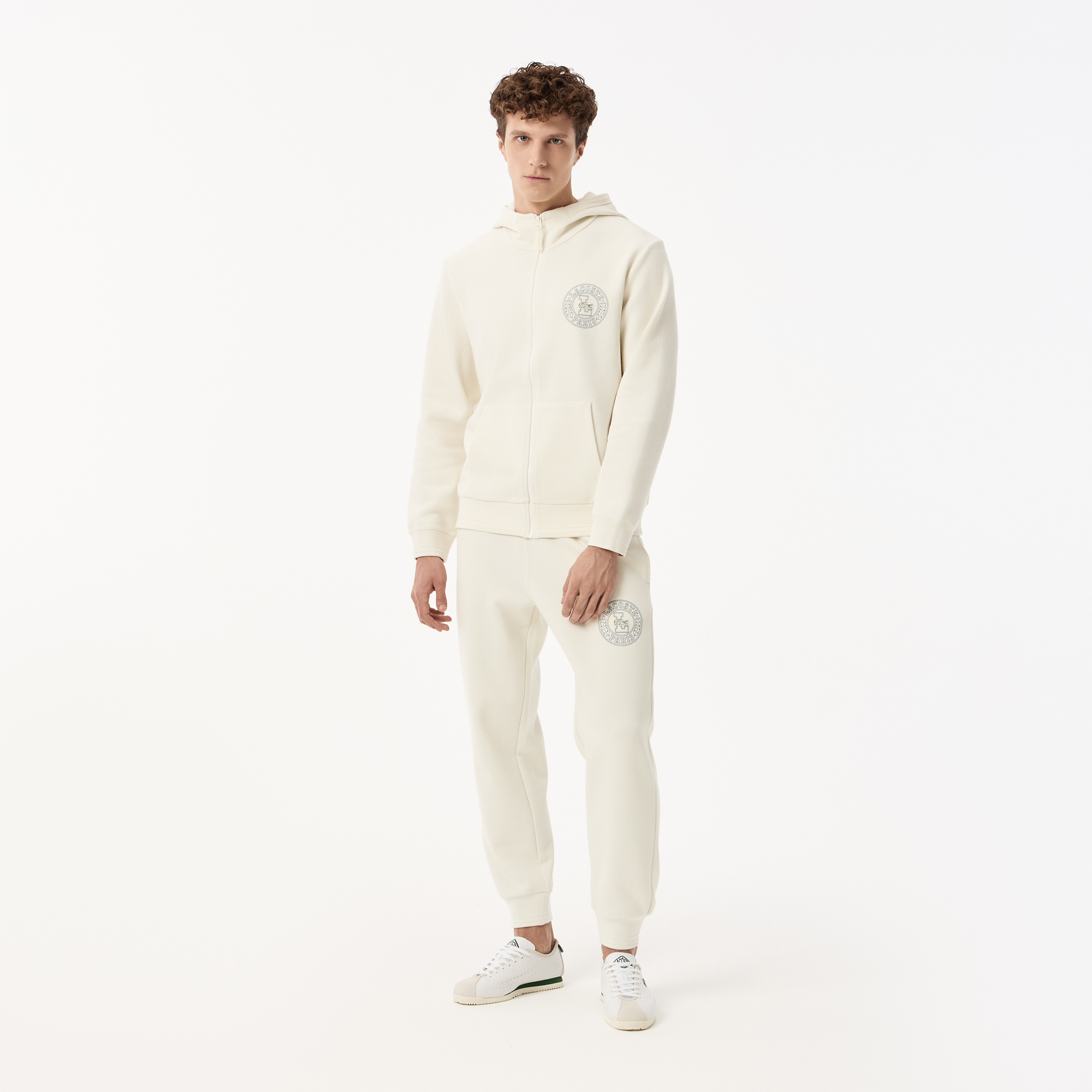 Мужские спортивные брюки Lacoste из смеси органического хлопка